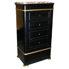 Late 19th Century Louis Phillippe Style Trompe L'Oeil Safe