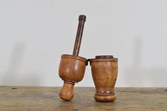 French Louis Philippe Period Boxwood Wine Corking Tool, Mid-19th Century