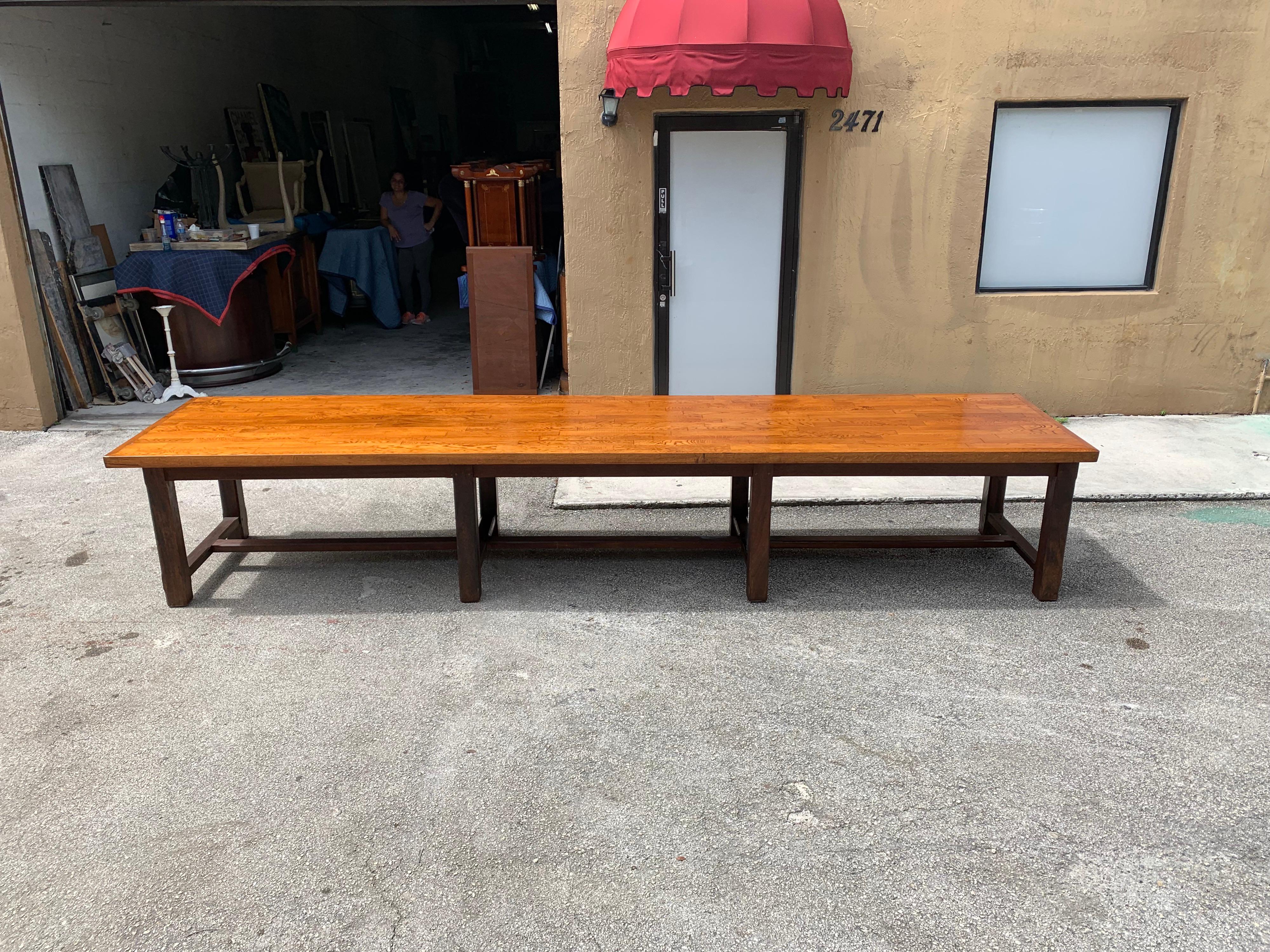 French Louis Philippe Period Chateau Monastery Dining Table, 19th Century For Sale 8