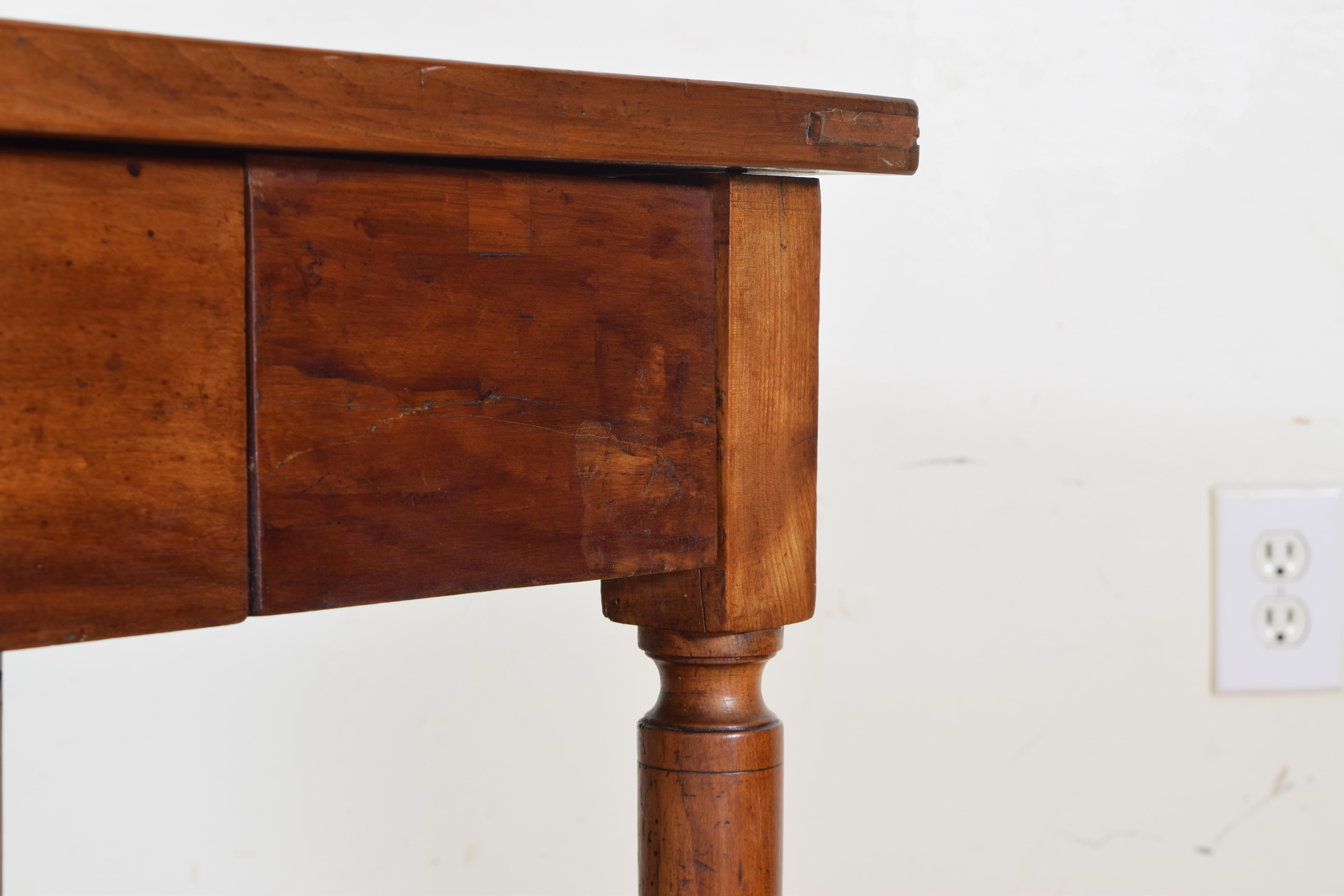 French Louis Philippe Period Cherrywood 4-Drawer Side Table 1