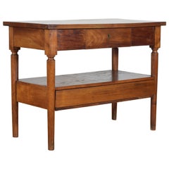 French Louis Philippe Period Cherrywood 4-Drawer Side Table
