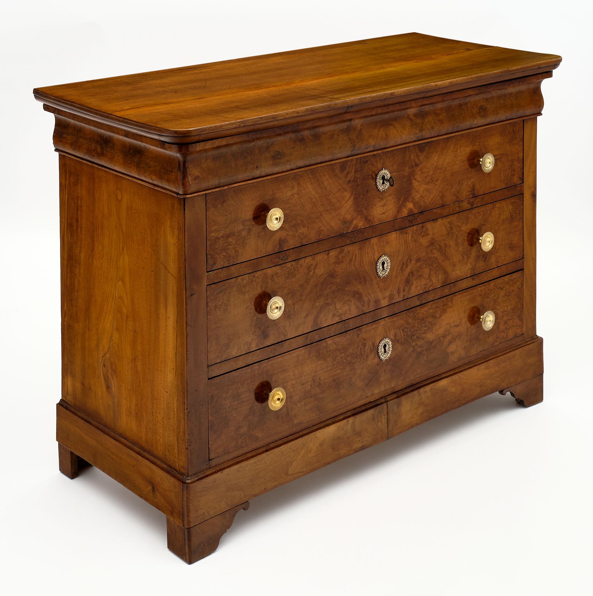 French Louis Philippe Period Chest In Good Condition In Austin, TX