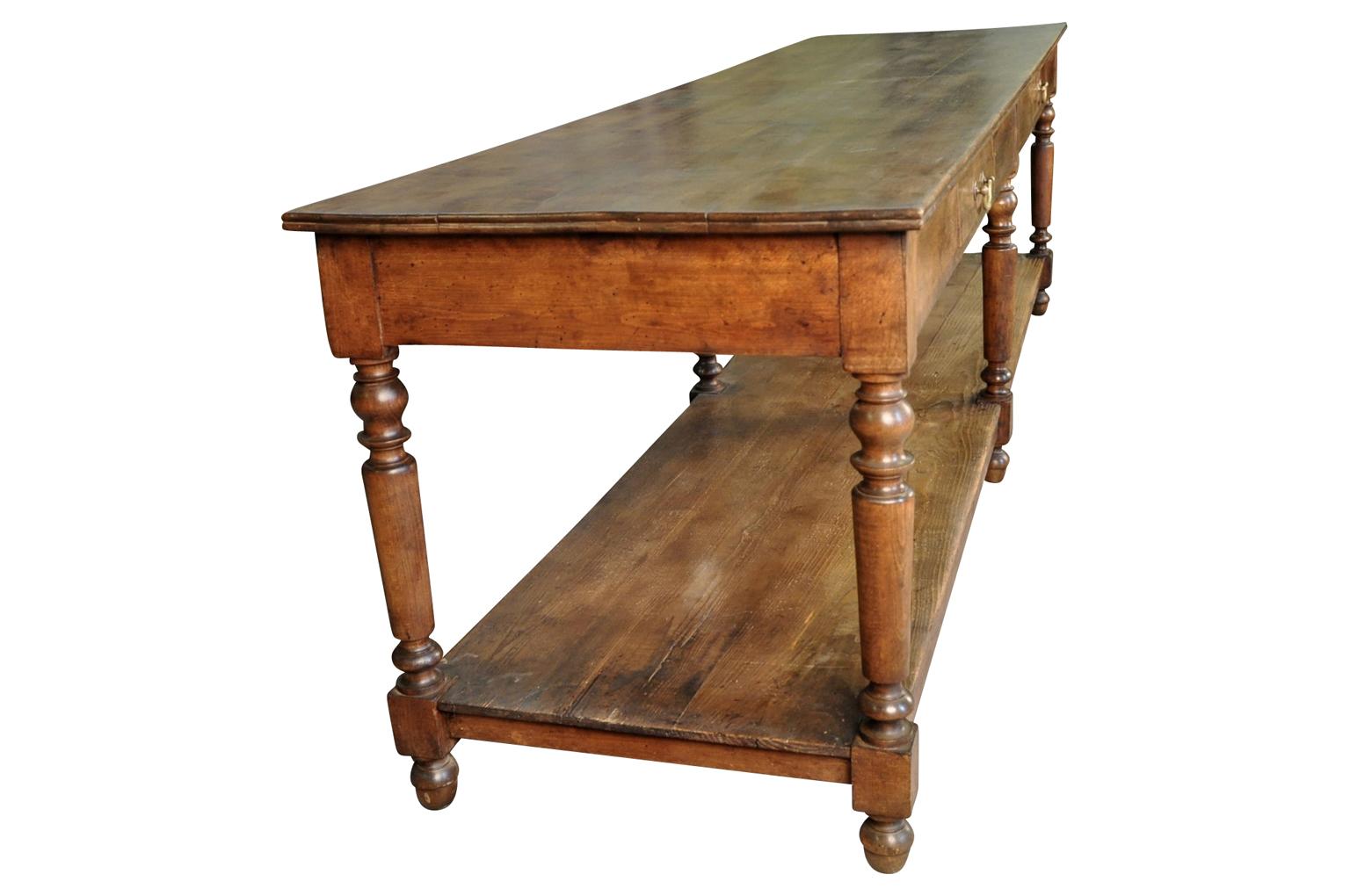 French Louis Philippe Period Draper's Table In Excellent Condition In Atlanta, GA