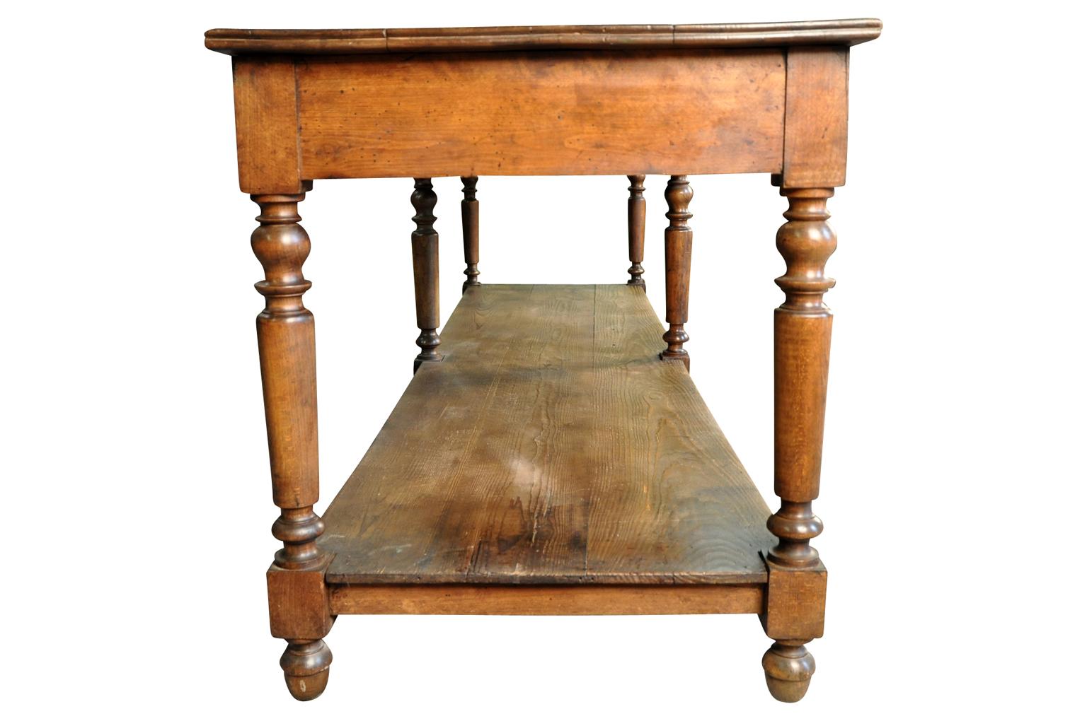 19th Century French Louis Philippe Period Draper's Table