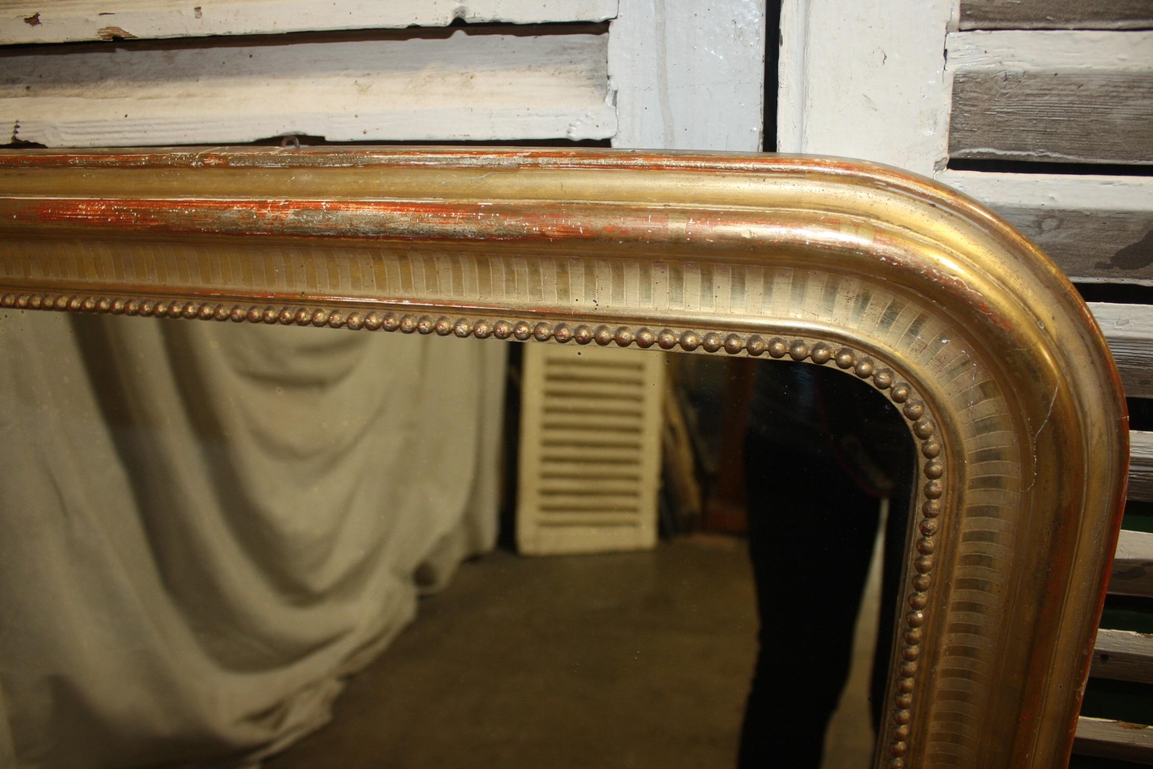 French Louis-Philippe Period Gilt Mirror 1