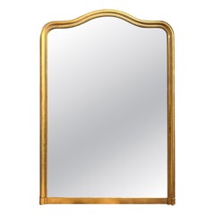 French Louis Philippe period Giltwood wall mirror