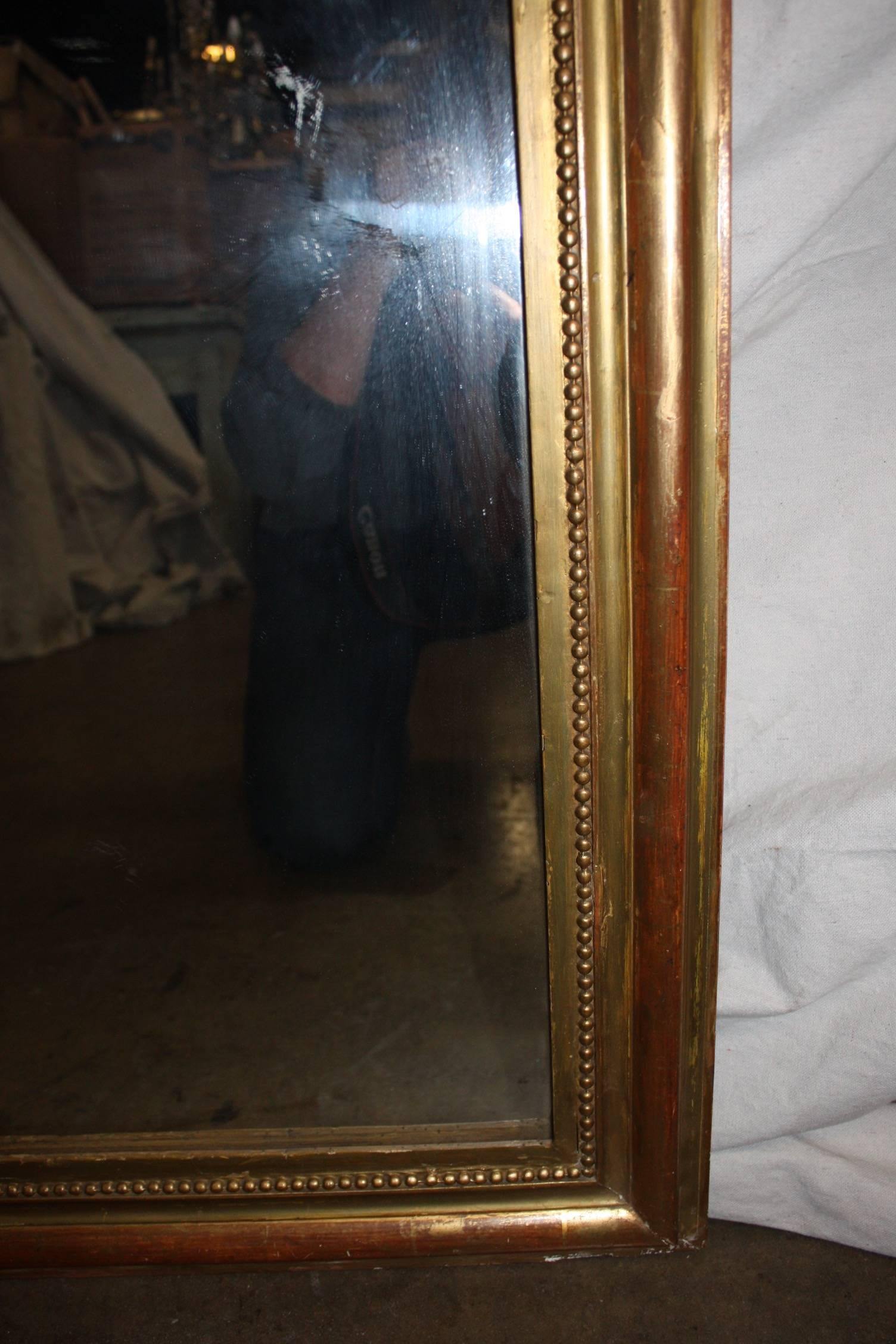Giltwood French Louis-Philippe Period Mirror