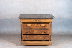French Louis Philippe Period Walnut Bleached Commode