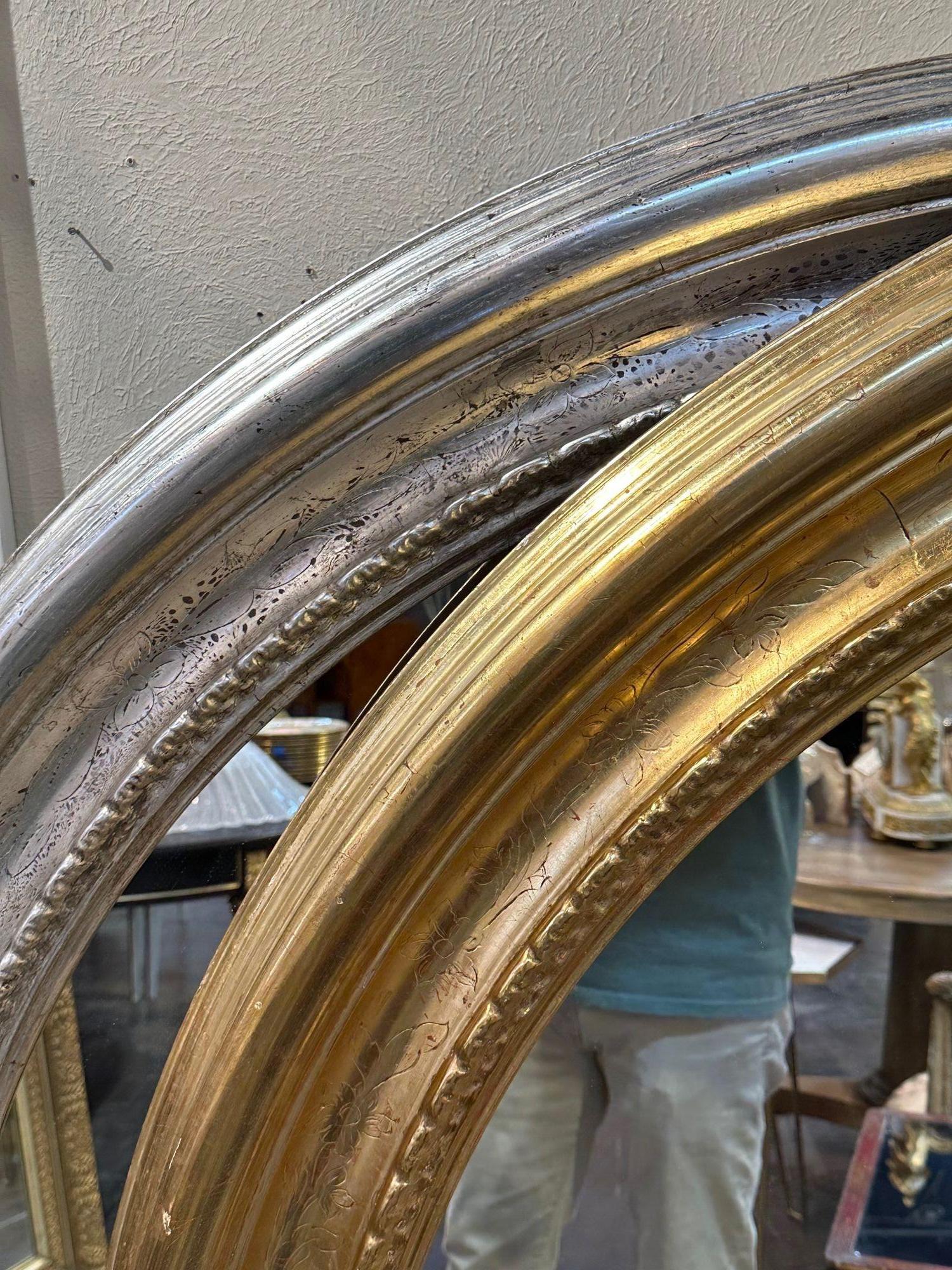 Specchio rotondo Louis Philippe francese in vendita 1