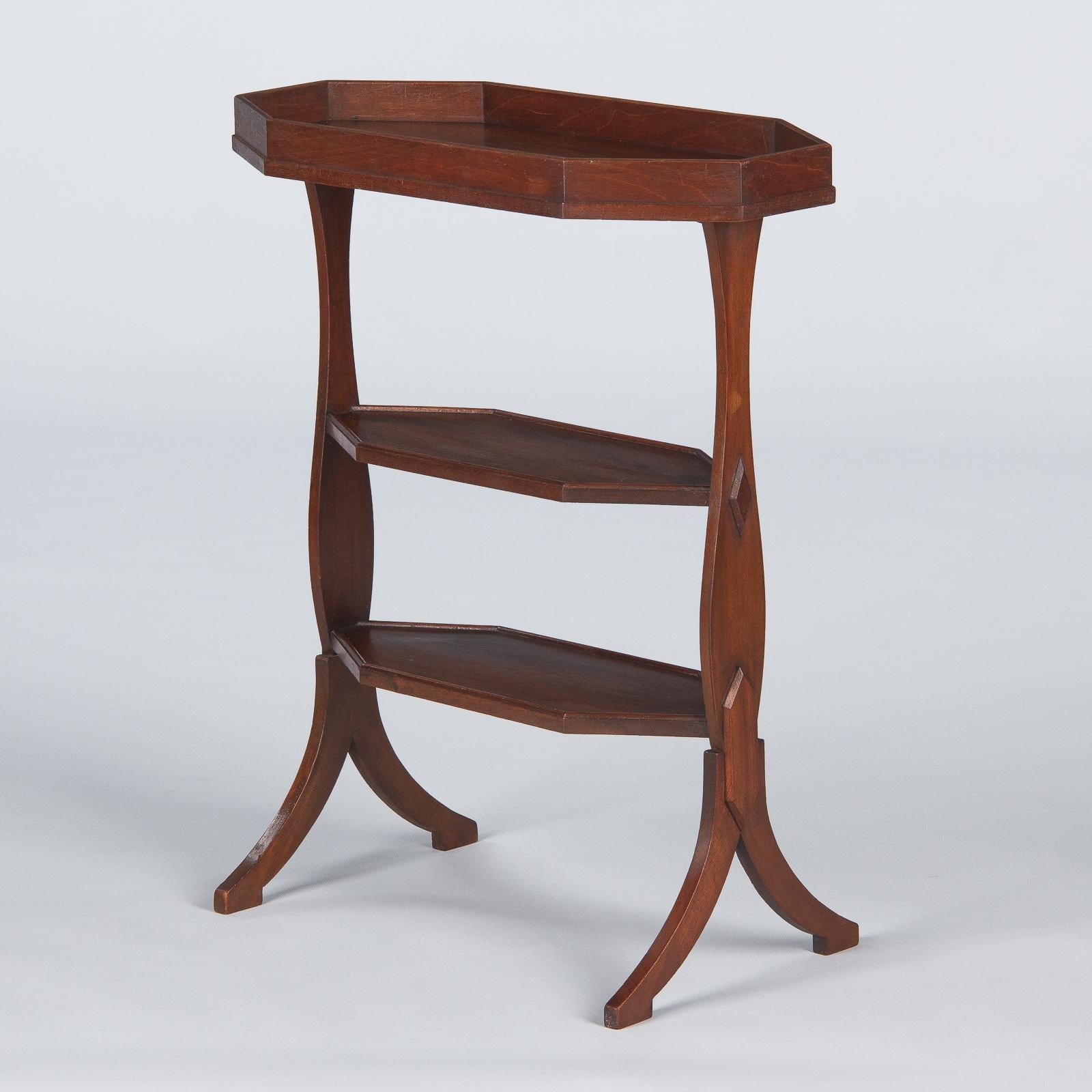 French Louis Philippe Seamstress Working Table in Walnut, Early 1900s 8