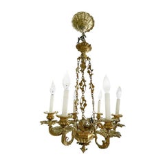 French Louis Philippe Six-Light Chandelier