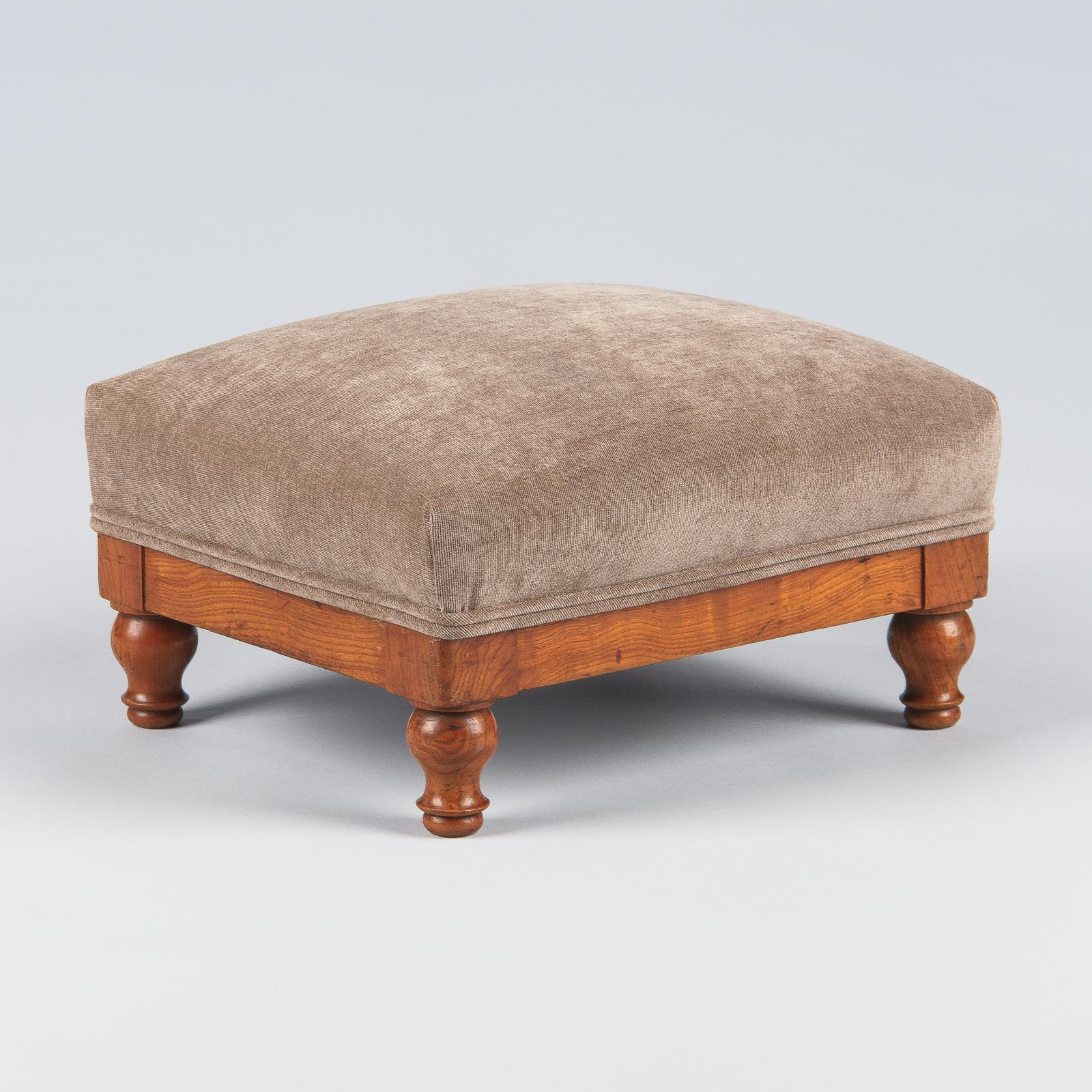 French Louis Philippe Style Footstool, 1900s 7