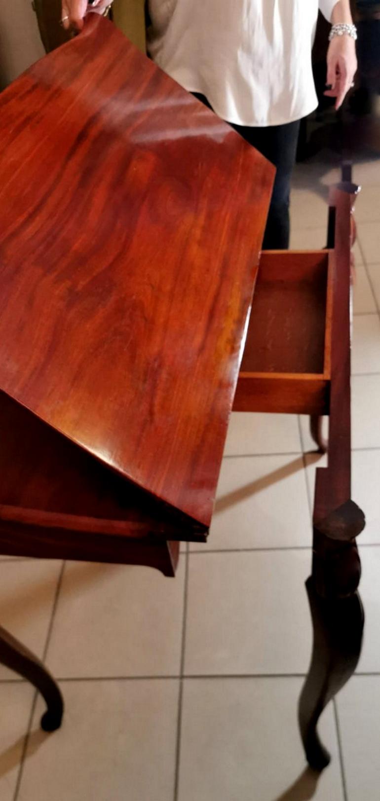 French Louis Philippe Style Game Table For Sale 5