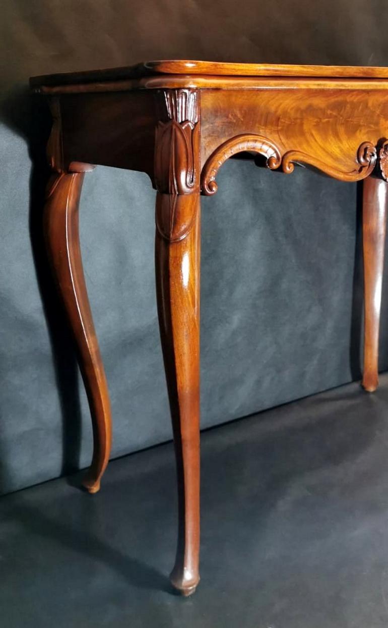 French Louis Philippe Style Game Table For Sale 1