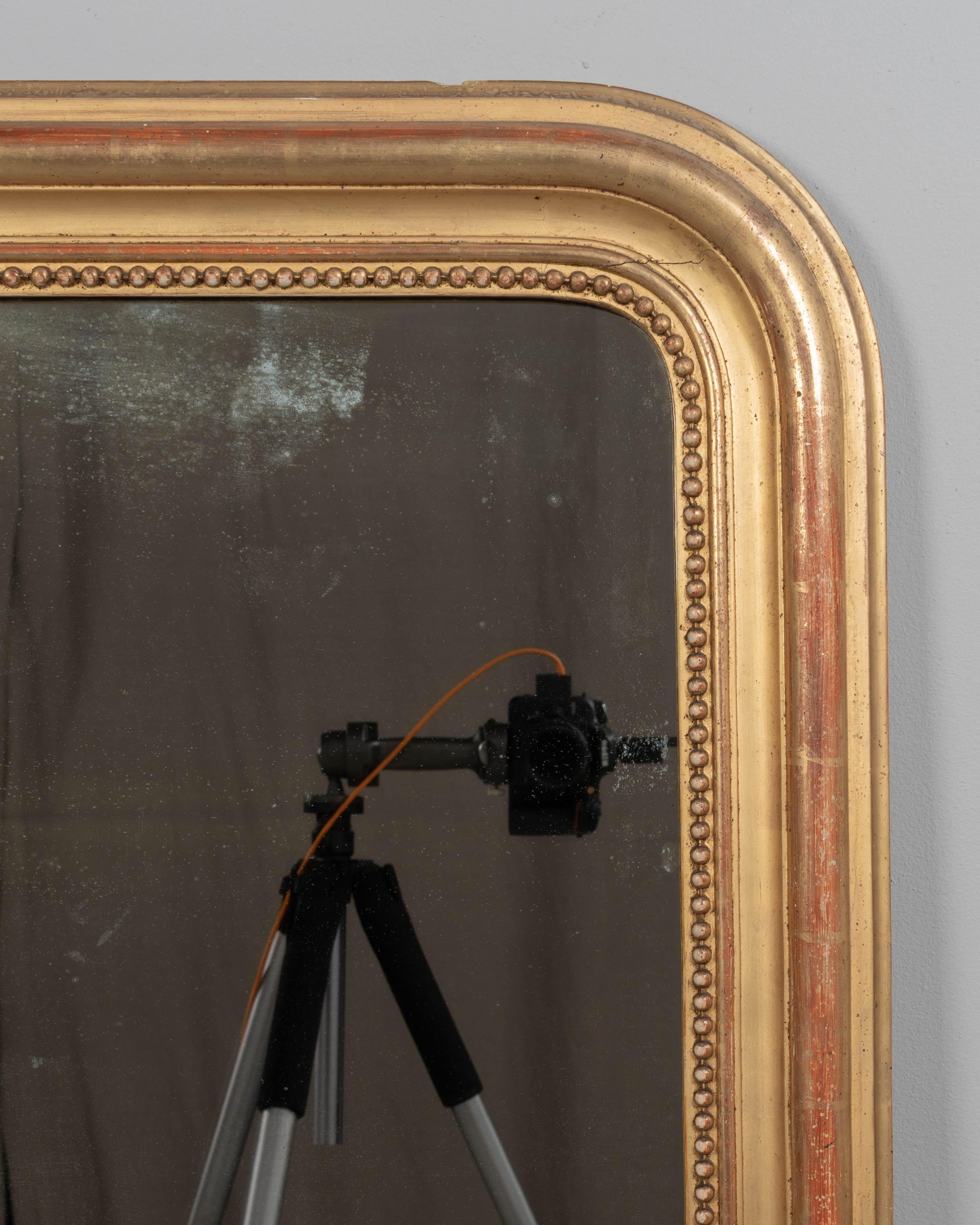 Francese French Louis Philippe Style Gilded Mirror in vendita