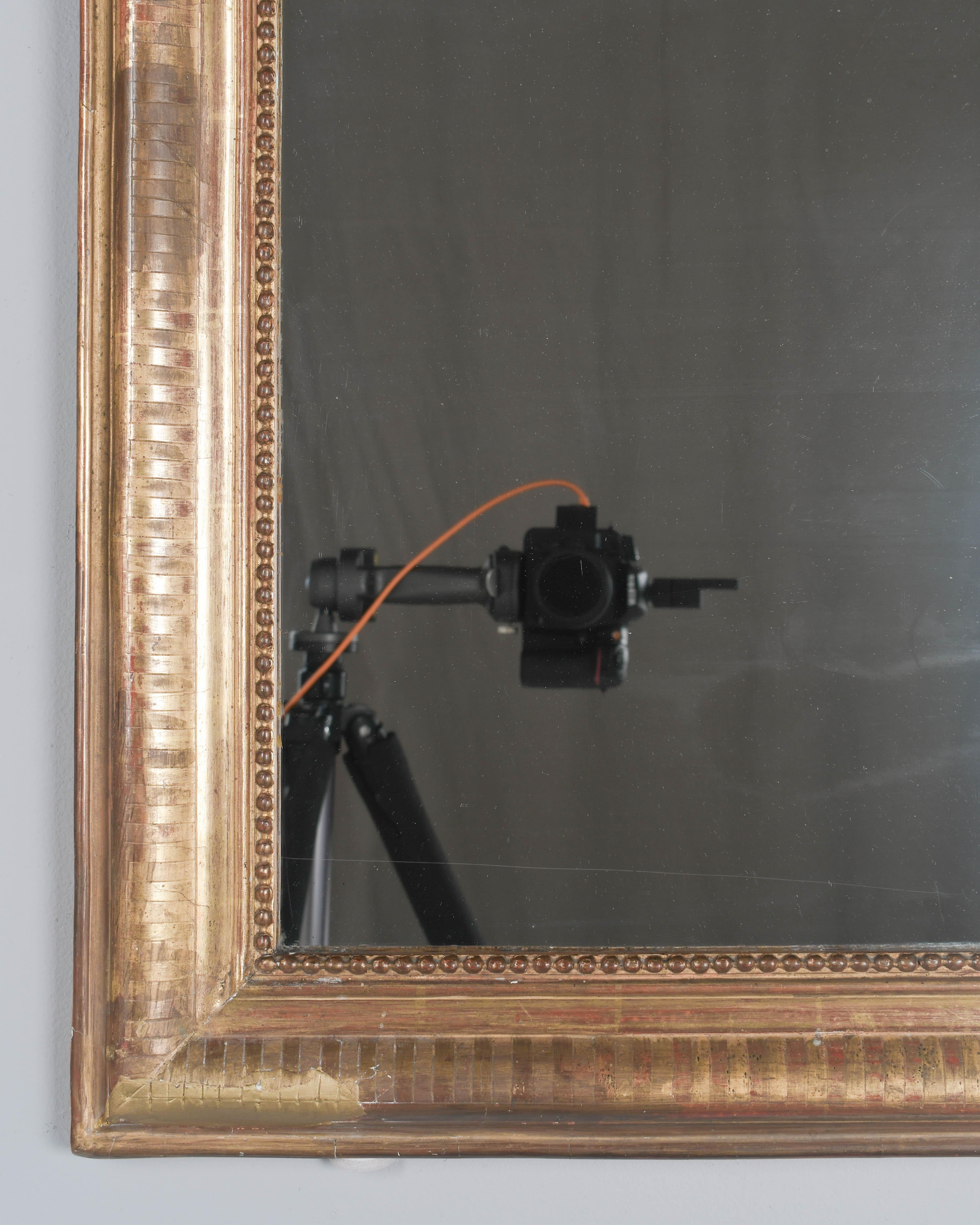 20th Century French Louis Philippe Style Gilded Mirror