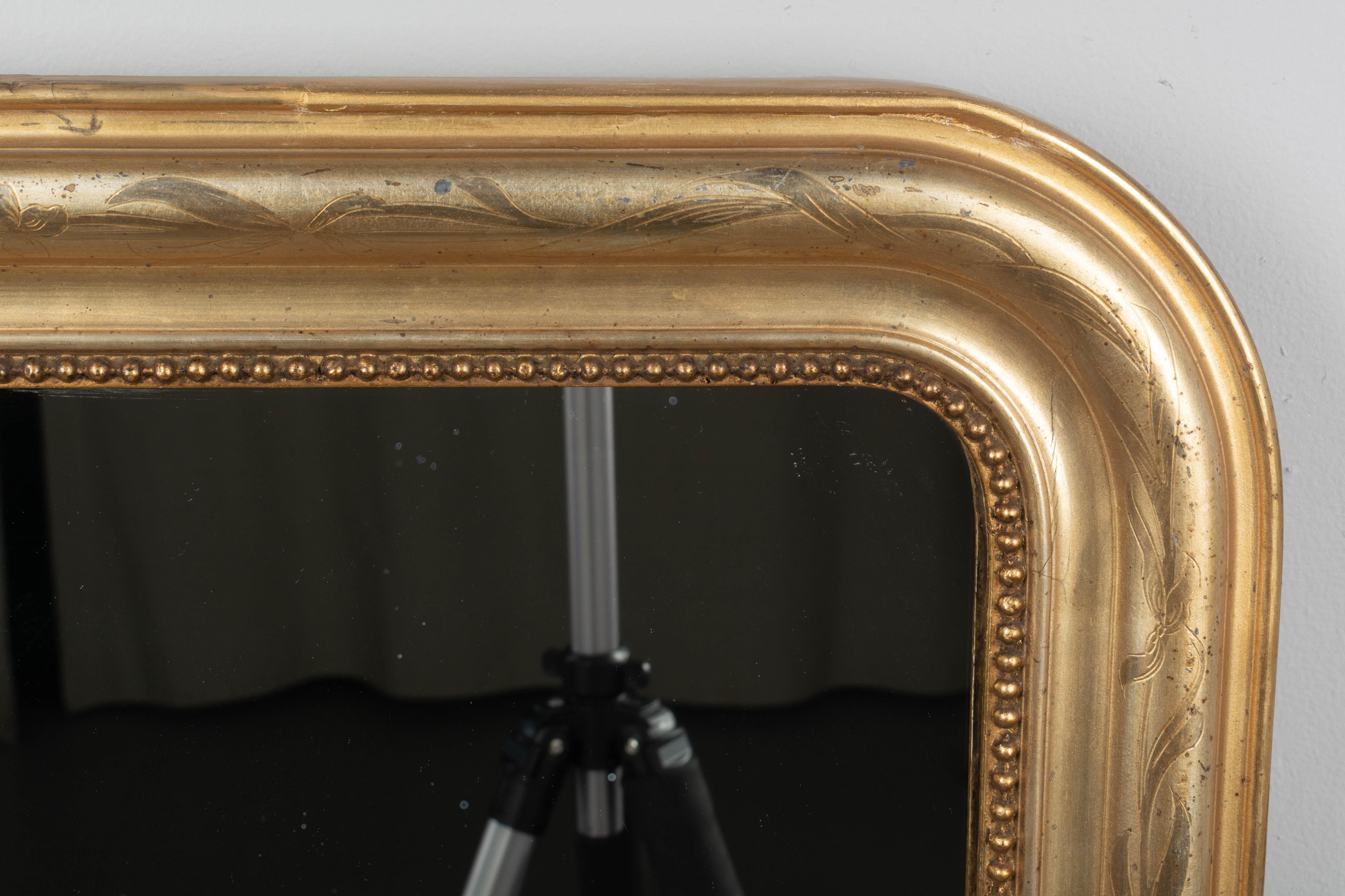 French Louis Philippe Style Gilded Mirror 1