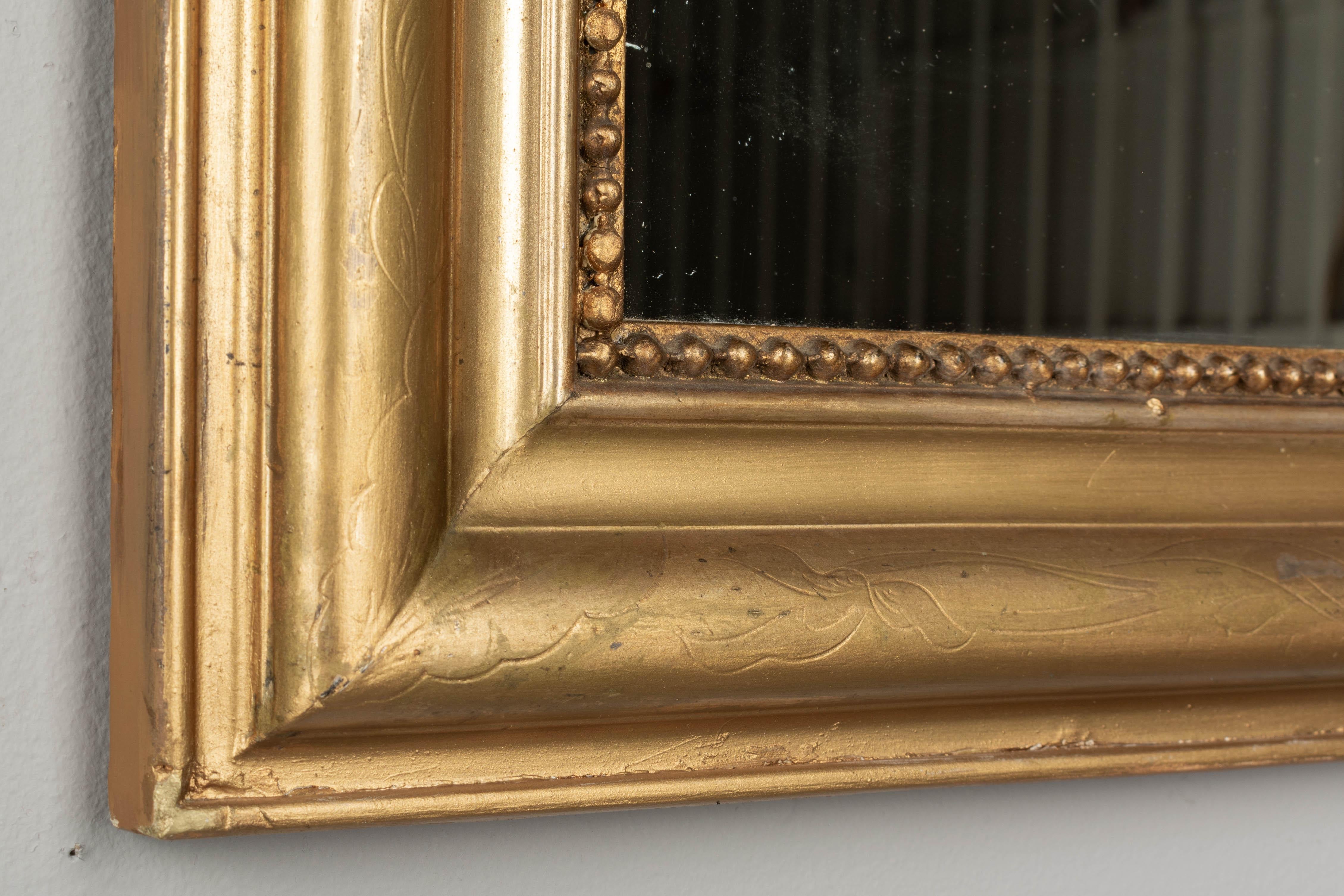 French Louis Philippe Style Gilded Mirror 2