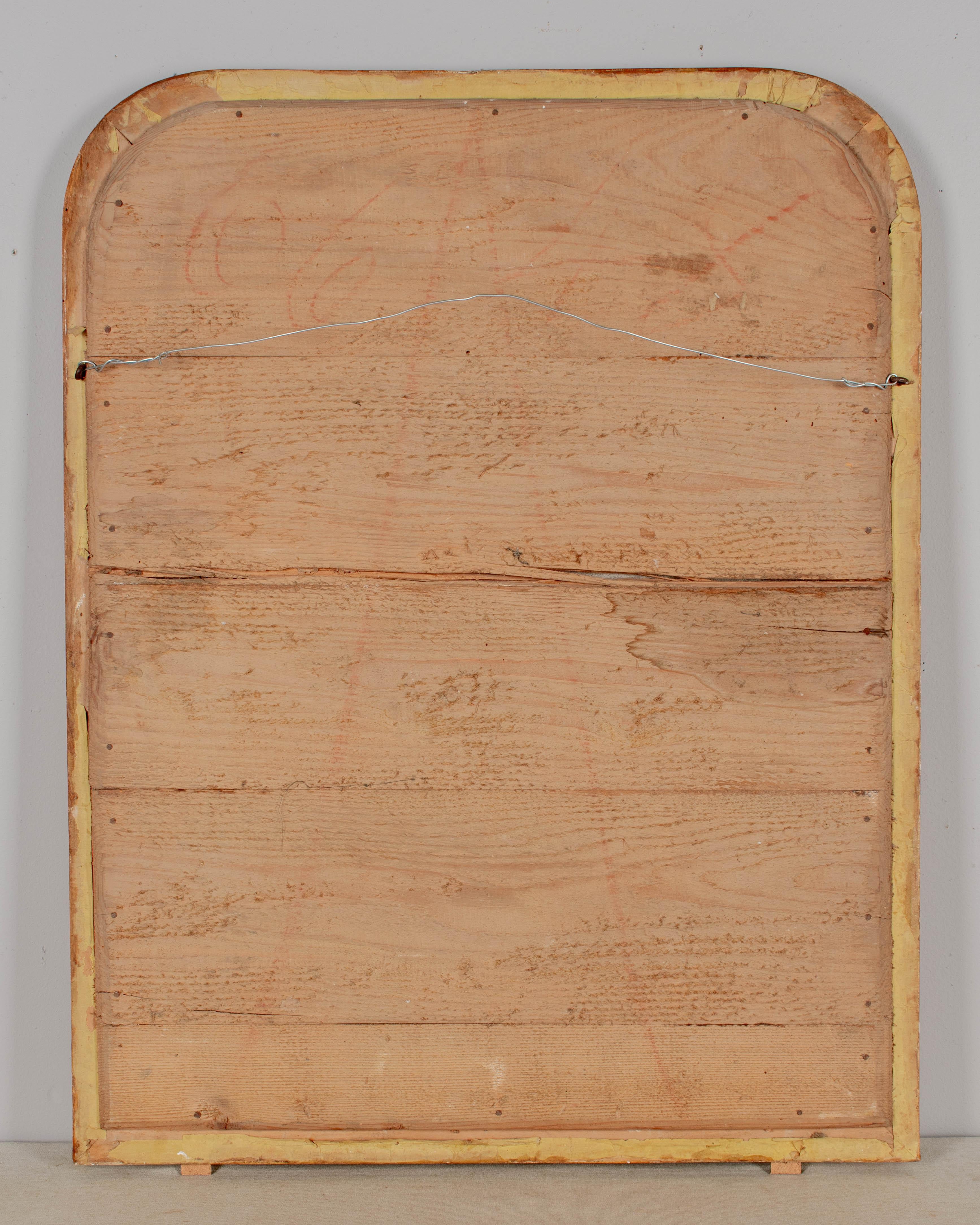 French Louis Philippe Style Gilded Mirror 25.25