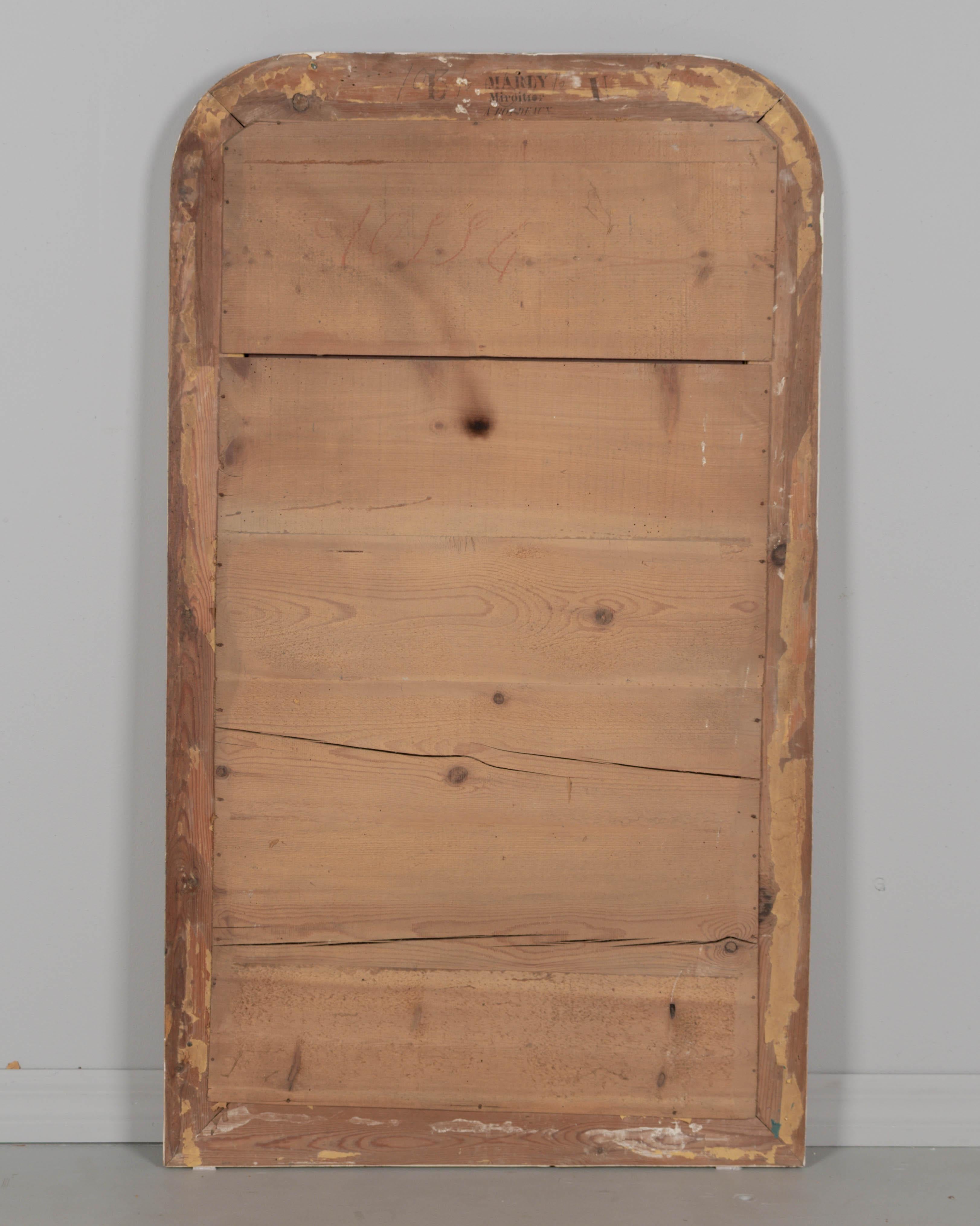 XX secolo French Louis Philippe Style Gilded Mirror in vendita