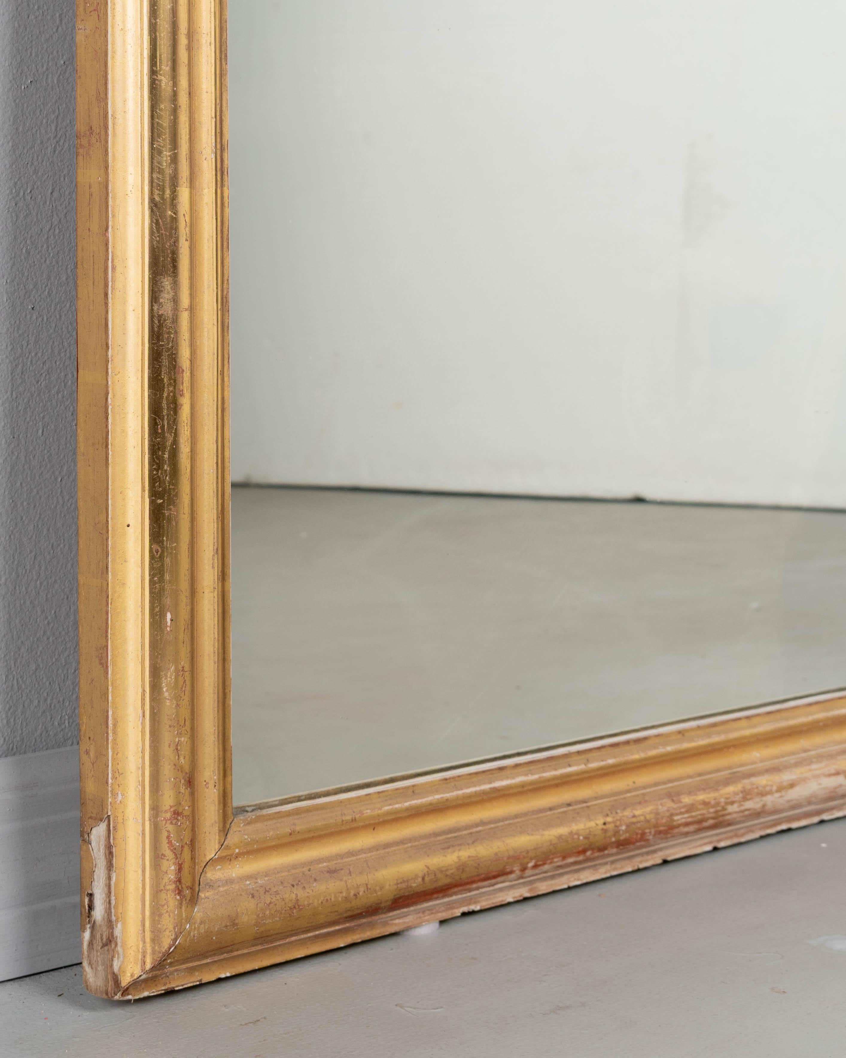 French Louis Philippe Style Gilded Mirror For Sale 3