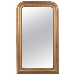 French Louis Philippe Style Gilded Mirror