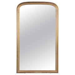 French Louis Philippe Style Gilded Mirror