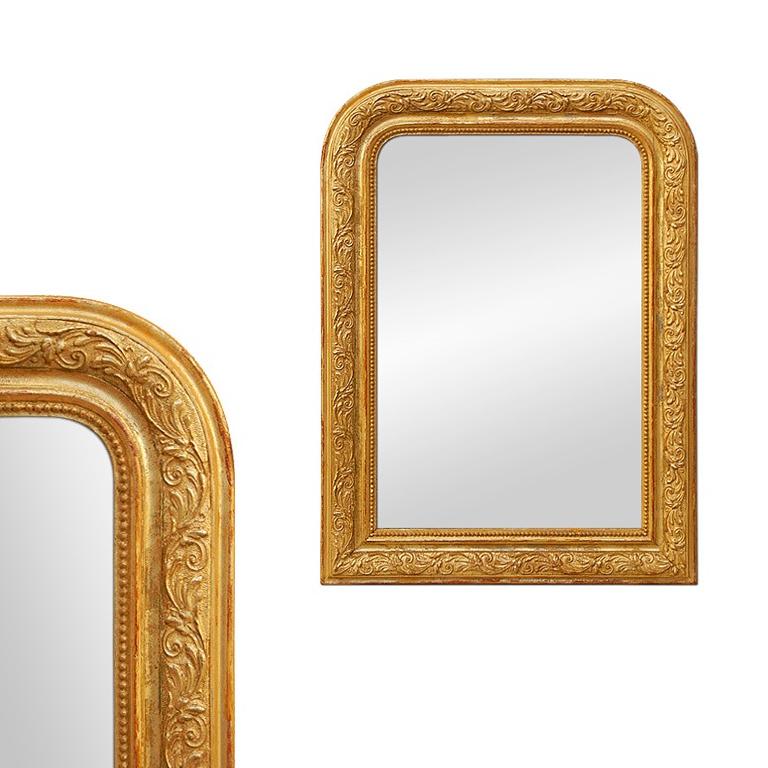 Louis Philippe French Louis-Philippe Style Giltwood Mirror, circa 1900 For Sale