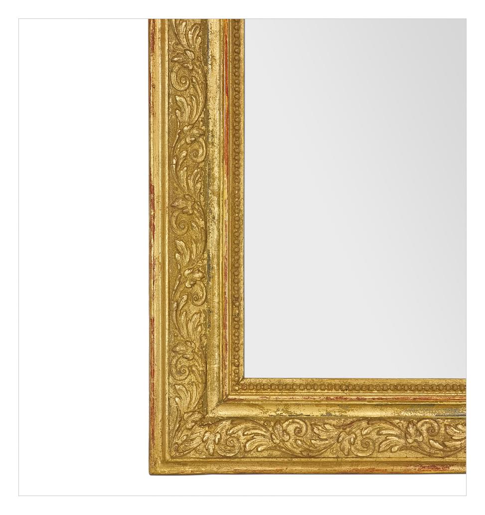 Espejo francés de madera dorada estilo Louis Philippe, hacia 1900 principios del siglo XX en venta