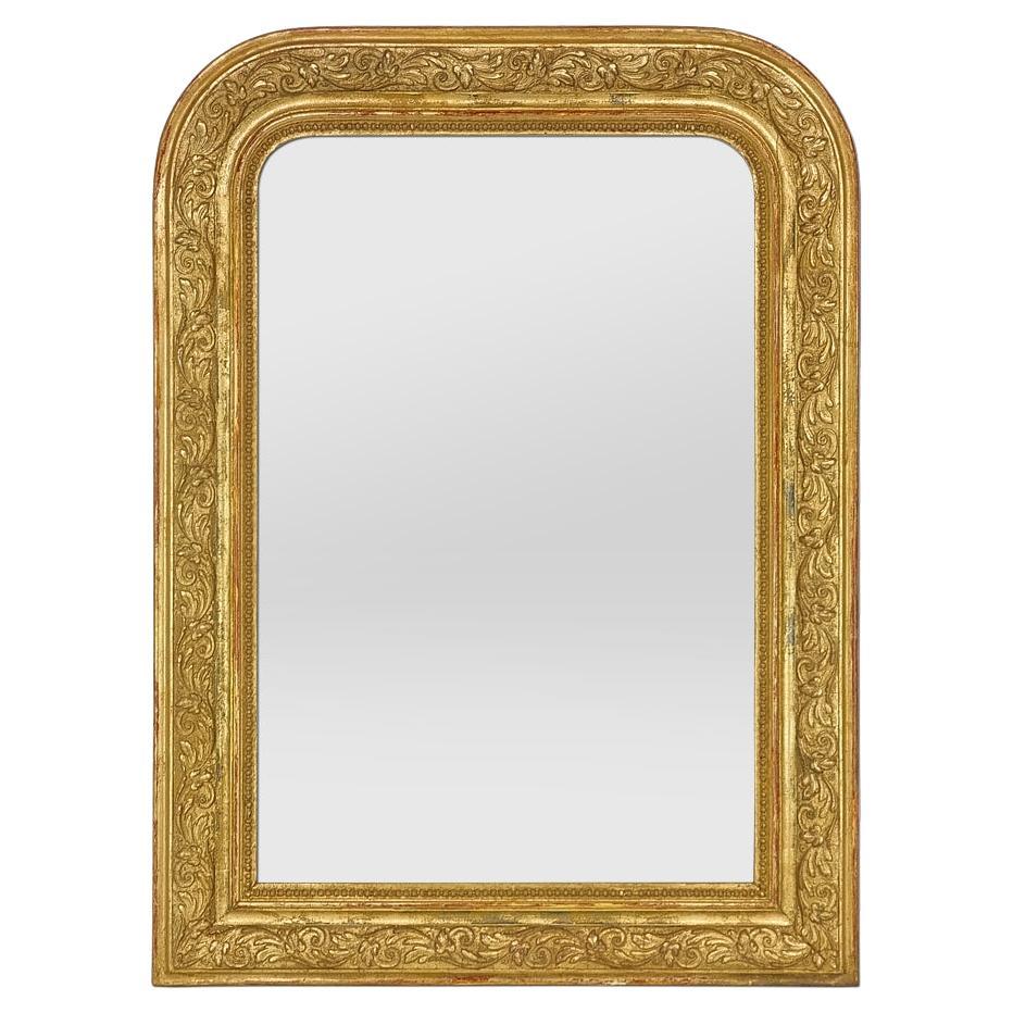 French Louis-Philippe Style Giltwood Mirror, circa 1900