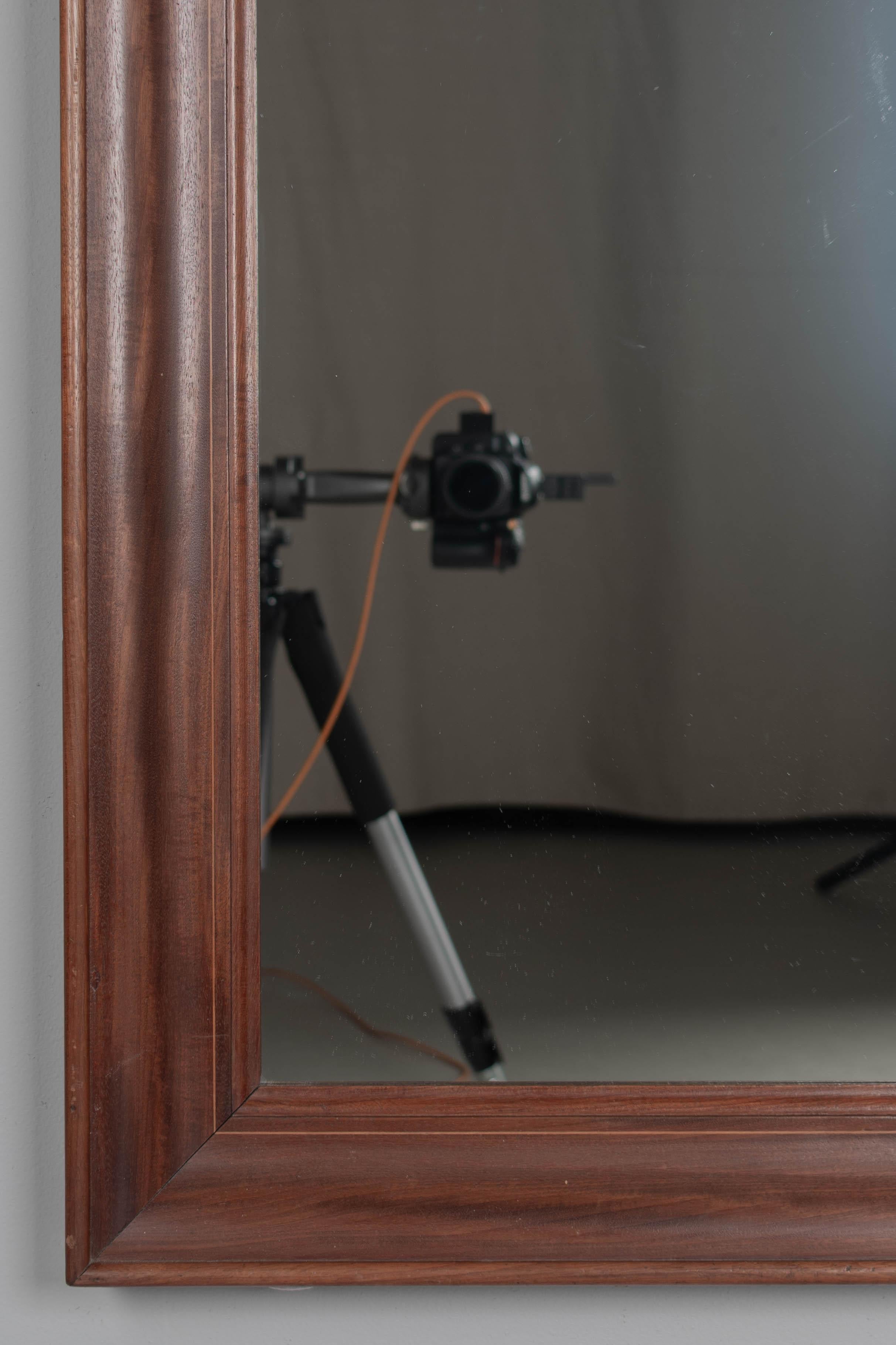 French Louis Philippe Style Mahogany Mirror For Sale 1