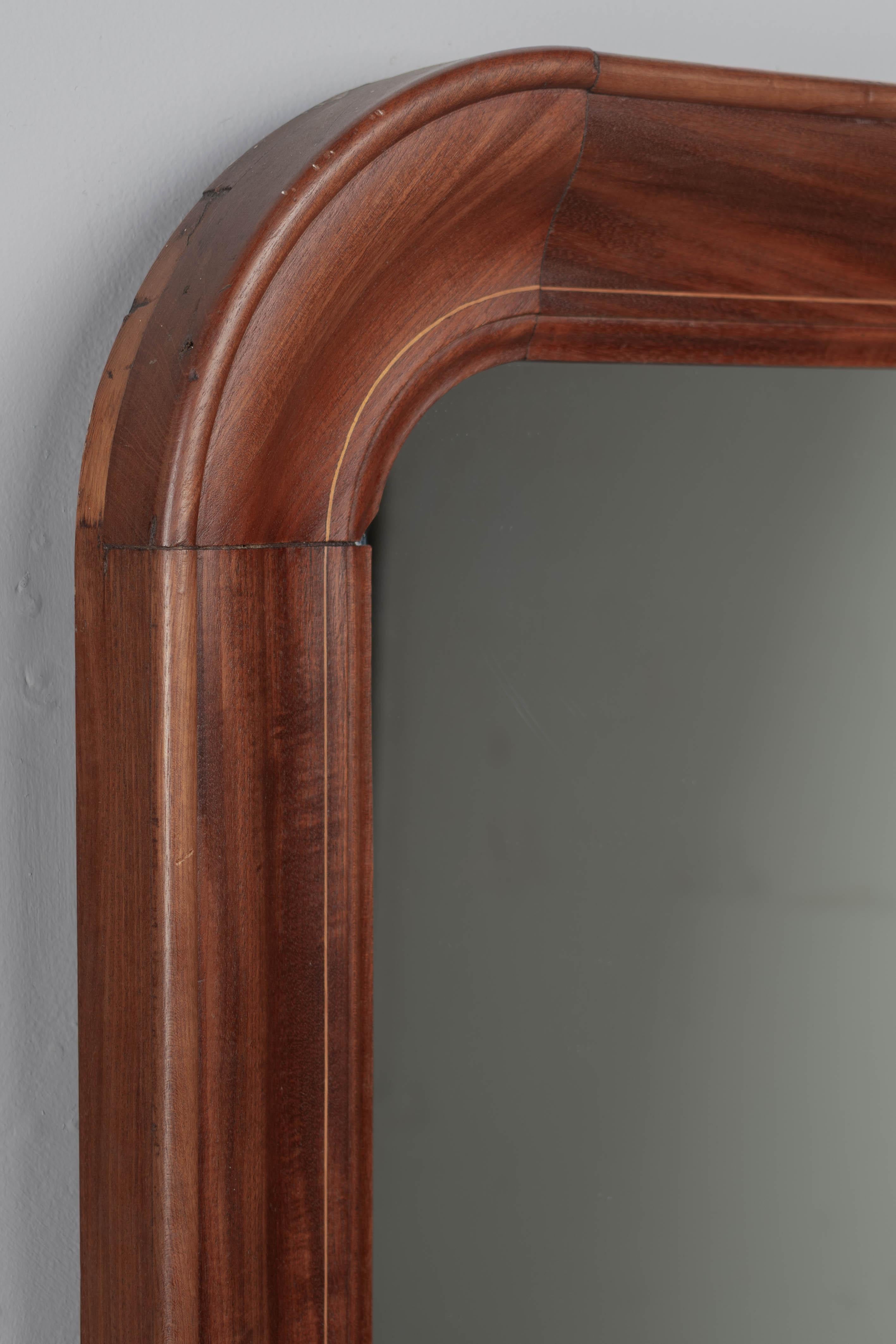 French Louis Philippe Style Mahogany Mirror For Sale 2