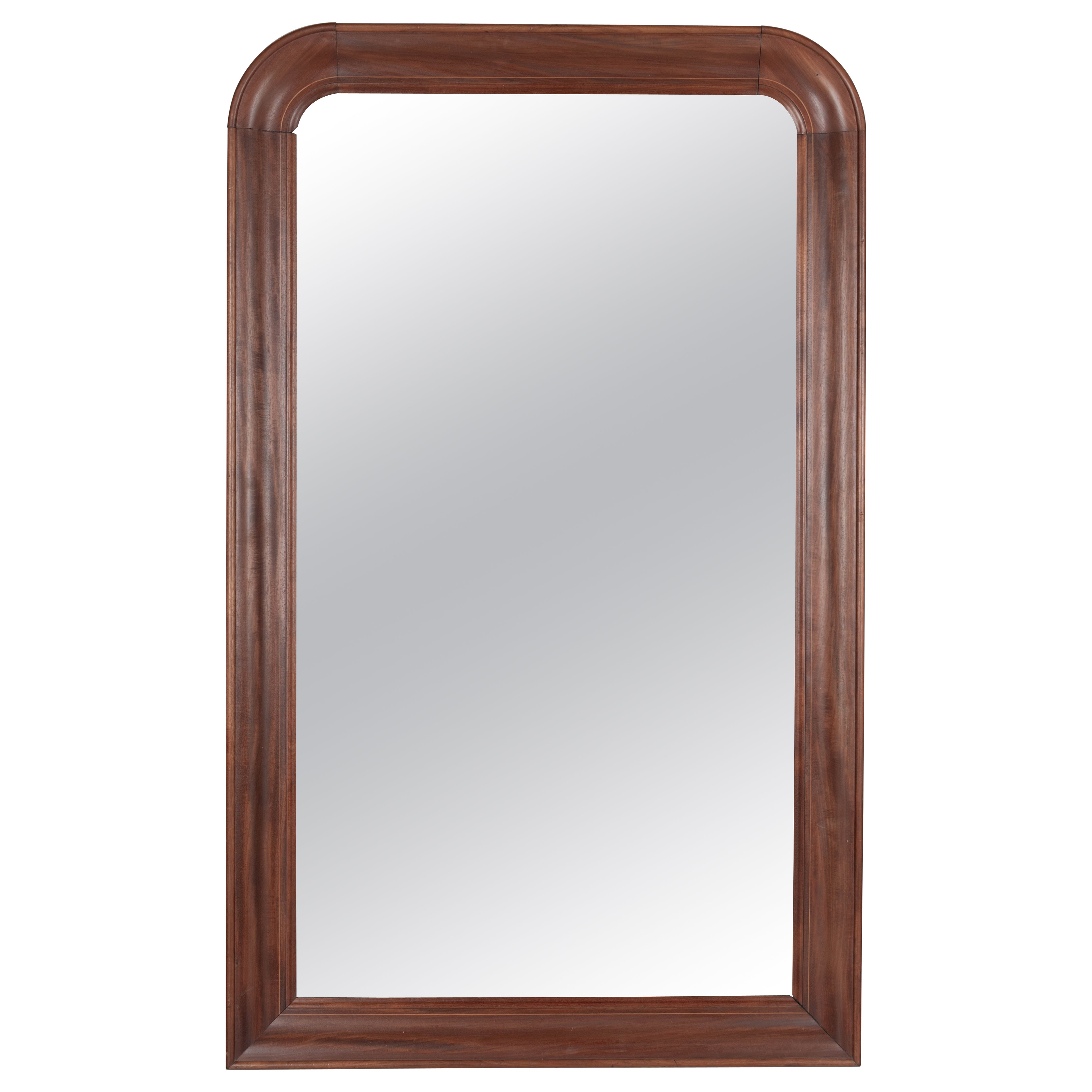 French Louis Philippe Style Mahogany Mirror