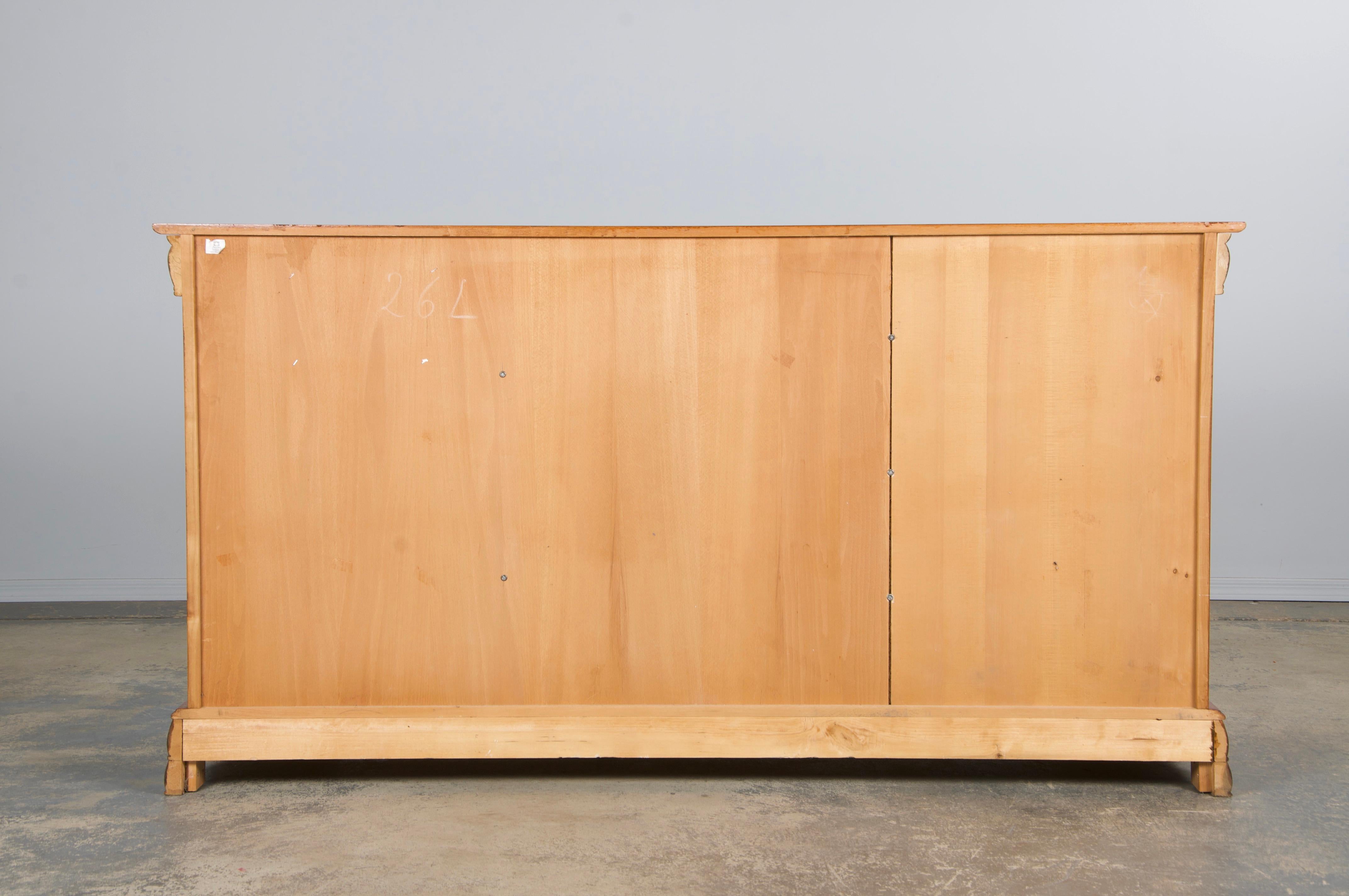 Credenza francese in stile Louis Philippe in legno d'acero in vendita 8