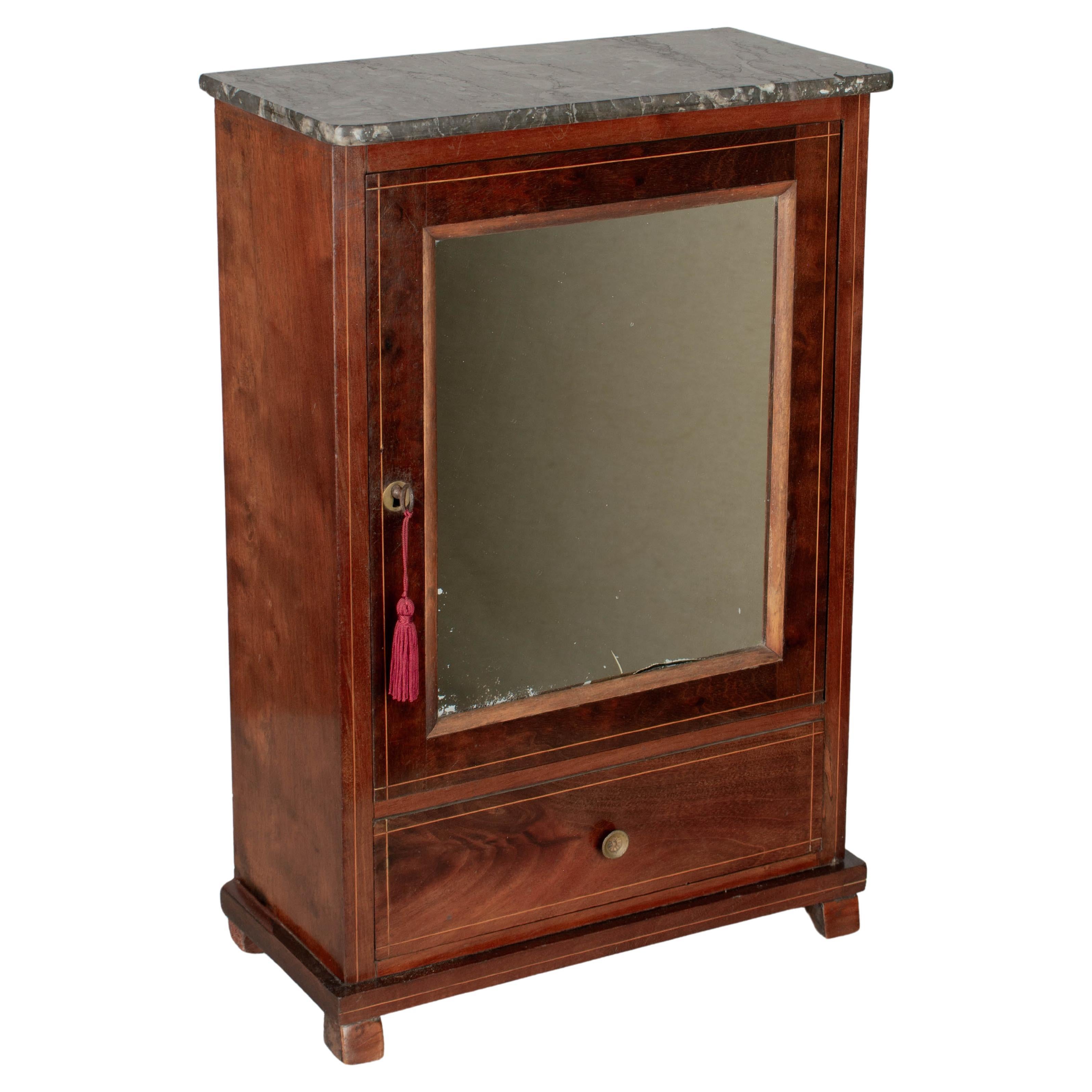 French Louis Philippe Style Miniature Armoire For Sale