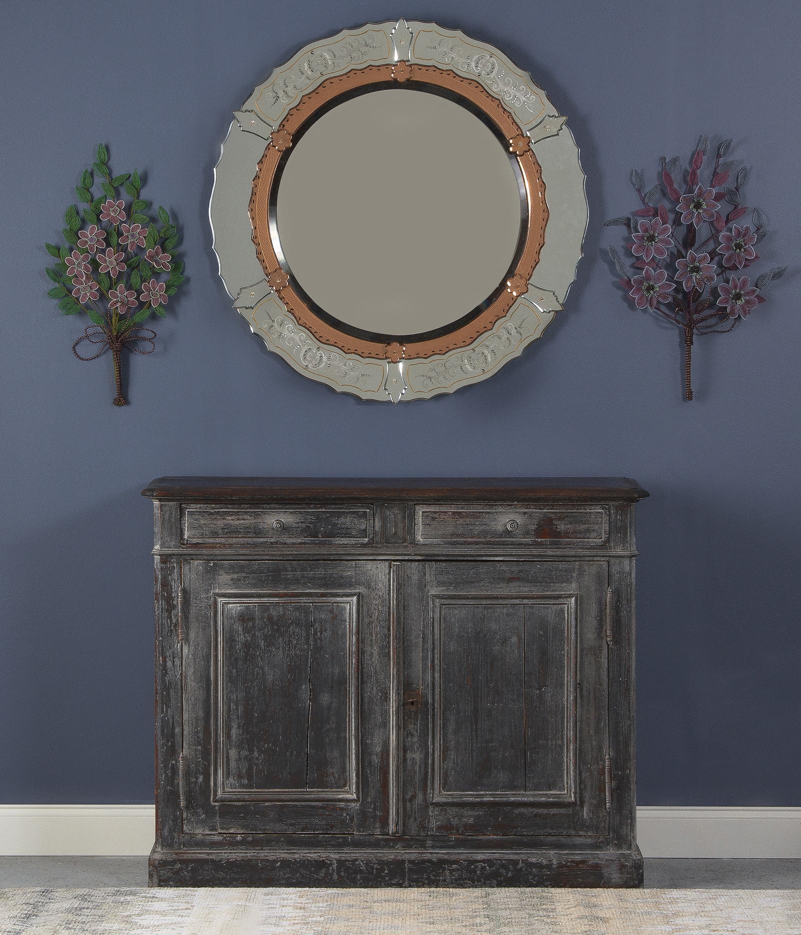 French Louis Philippe Style Painted Buffet, Early 1900s 12