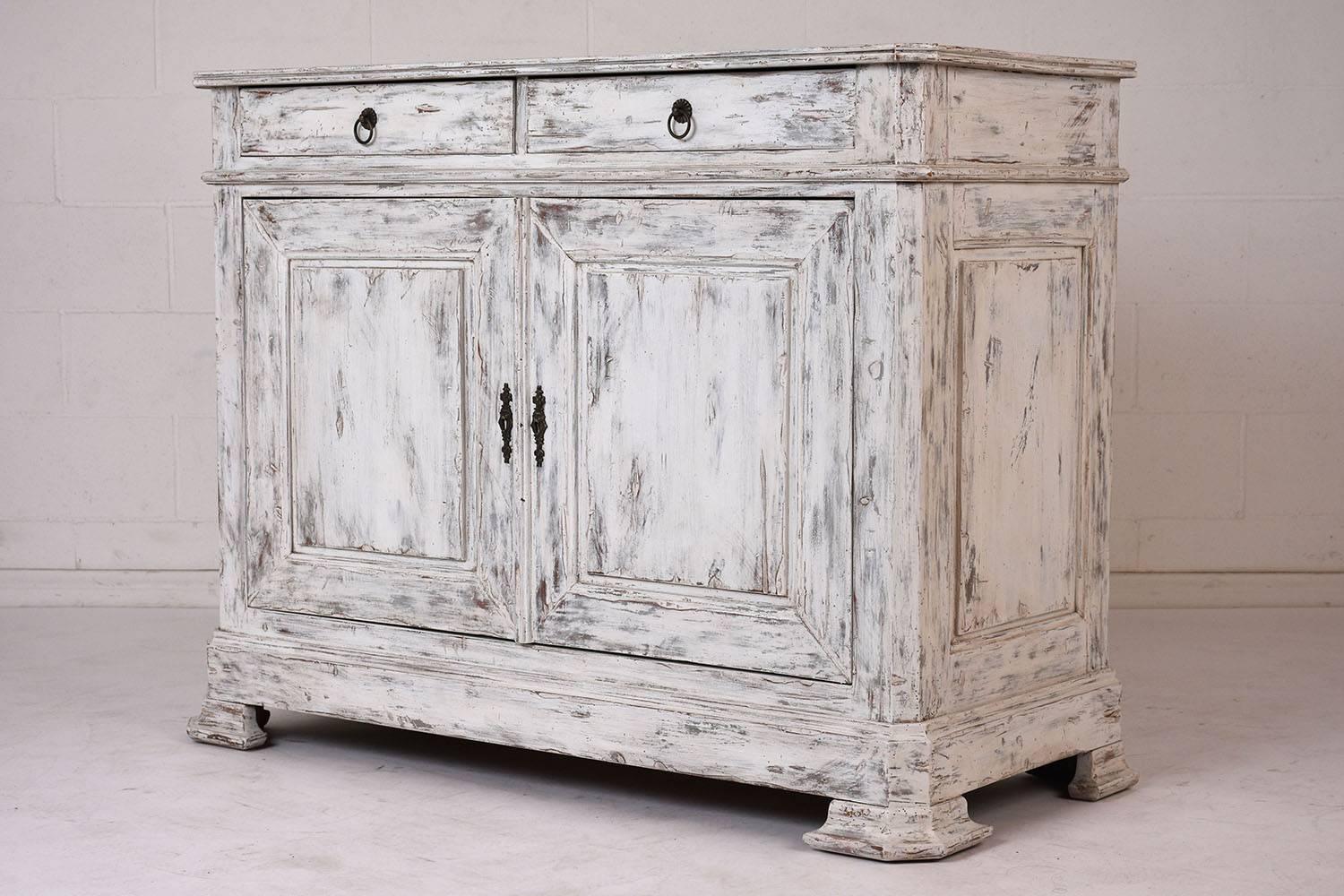 painted french sideboard