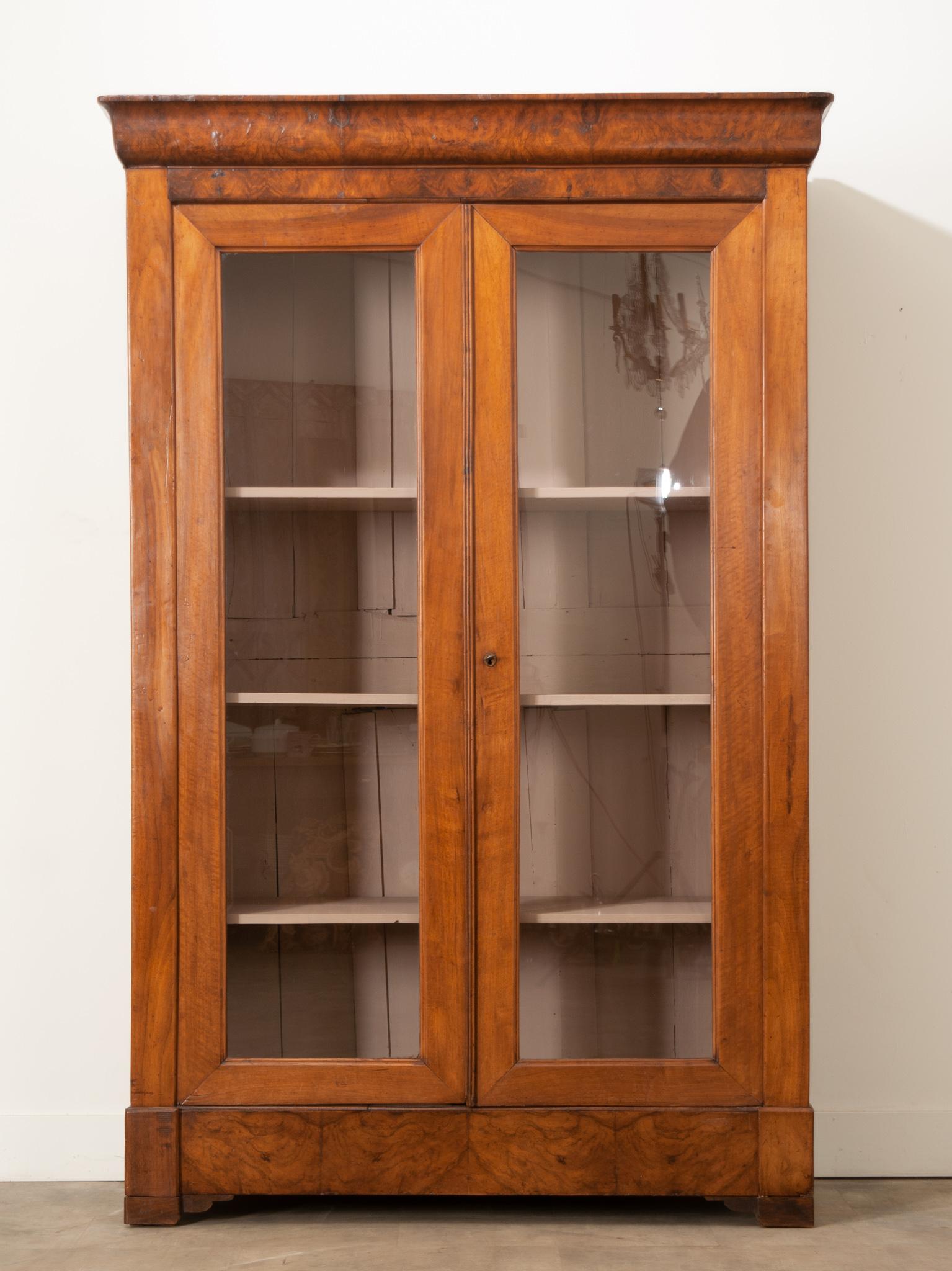 Joinery French Louis Philippe Walnut Bibliotheque