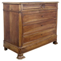 French Louis Philippe Walnut Commode