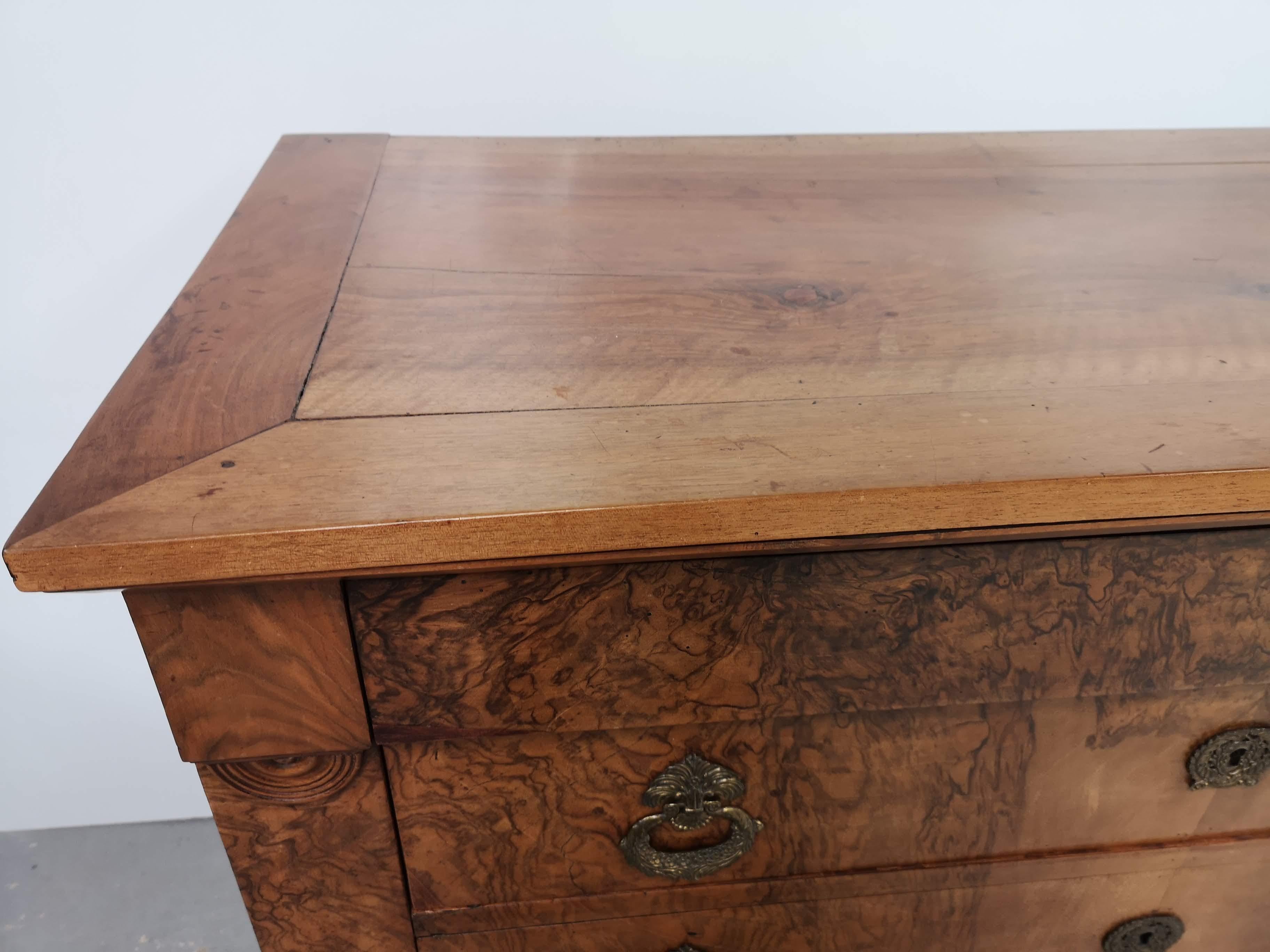 French Louis Phillipe Walnut Chest of Drawers 9