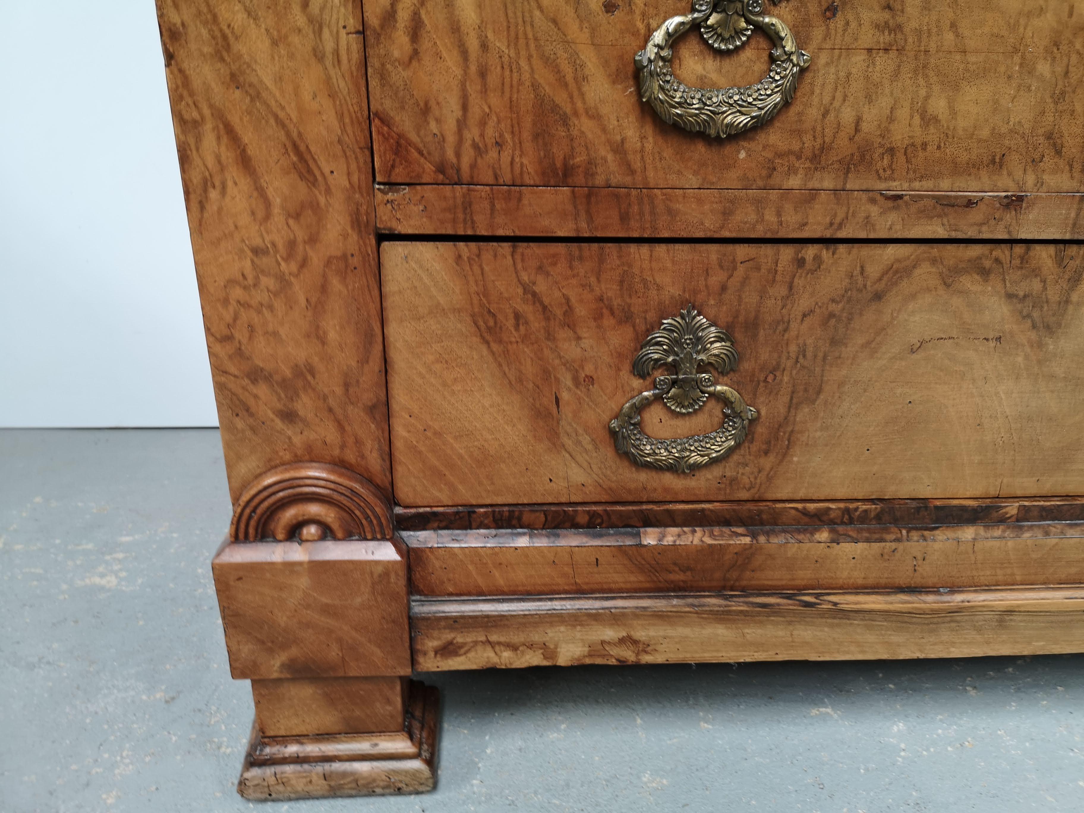French Louis Phillipe Walnut Chest of Drawers 10