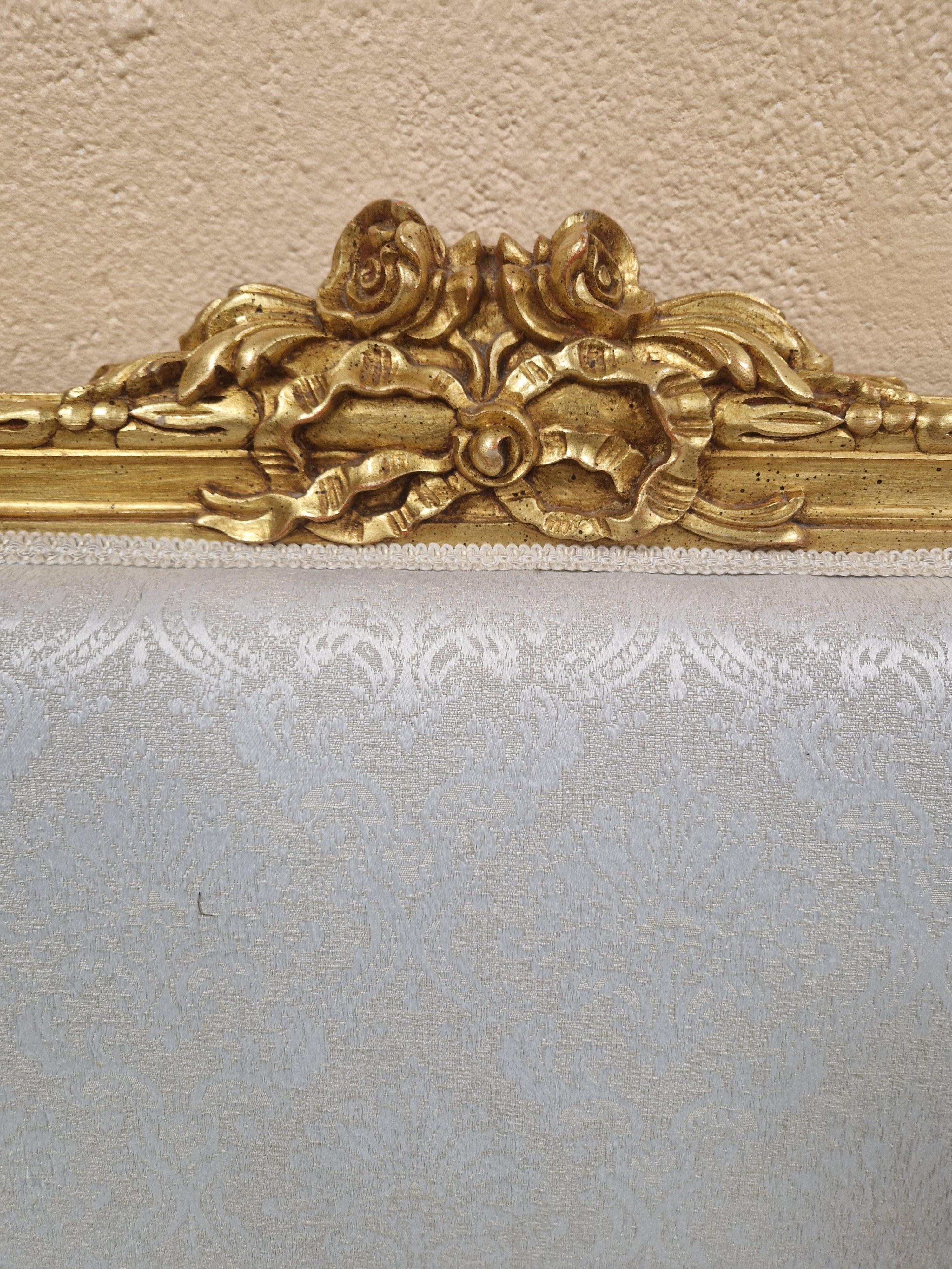 Italian French Louis Style Bed Queen Size
