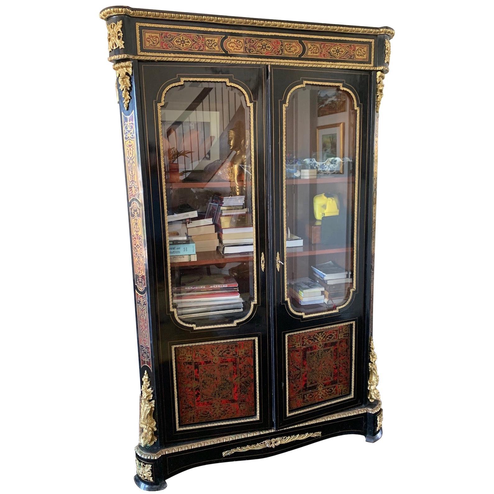 French Louis Style Display Cabinet For Sale