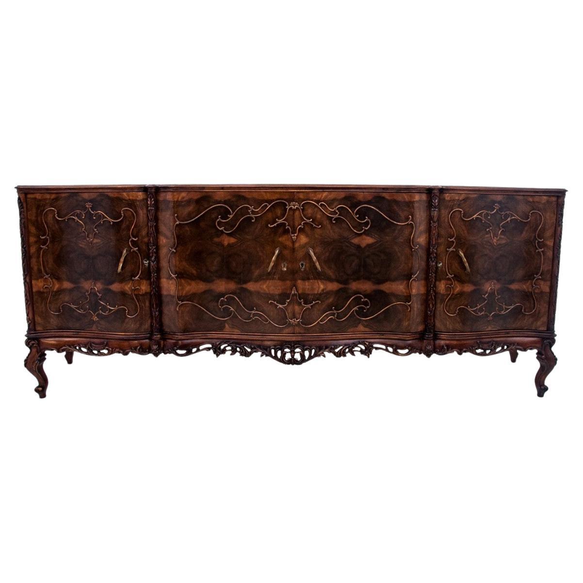 French Louis Style Sideboard Buffet, Northern Europe, circa 1930