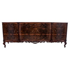 French Louis Style Sideboard Buffet, Northern Europe, circa 1930