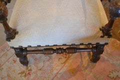 French Louis XIII Fauteuil