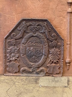 French Louis XIII Period 'Arms of France and Navarre' Fireback / Backsplash