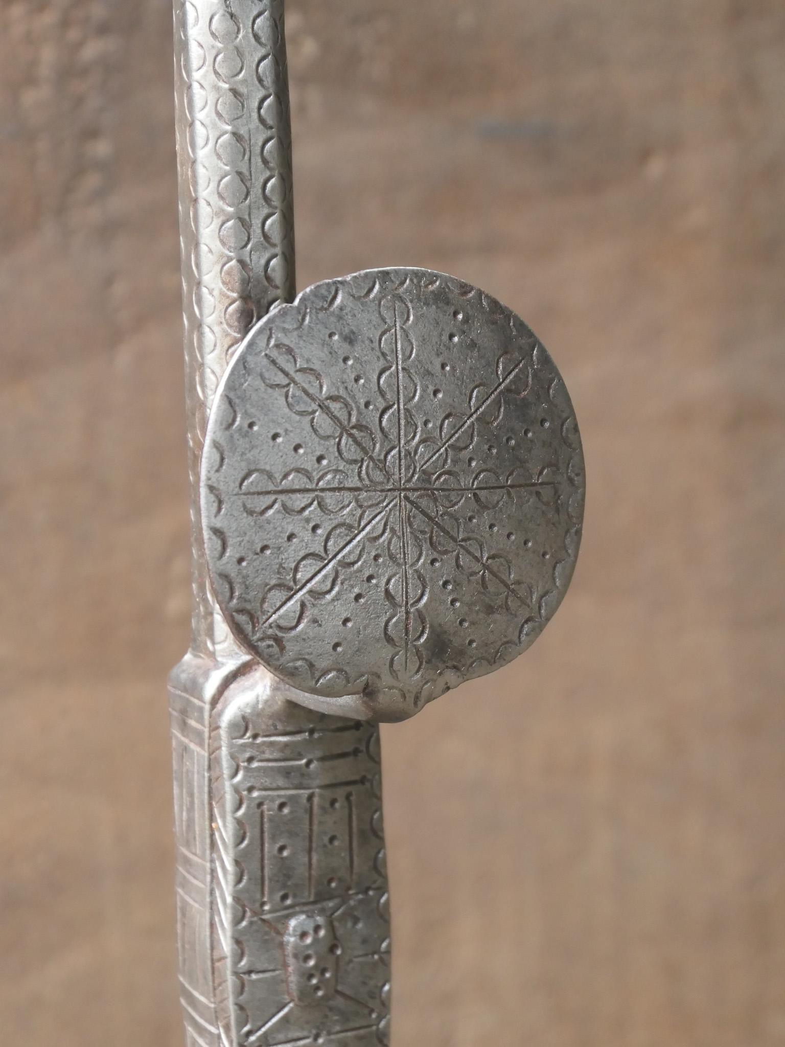 Grille de cheminée d'époque Louis XIII, 17ème siècle en vente 1
