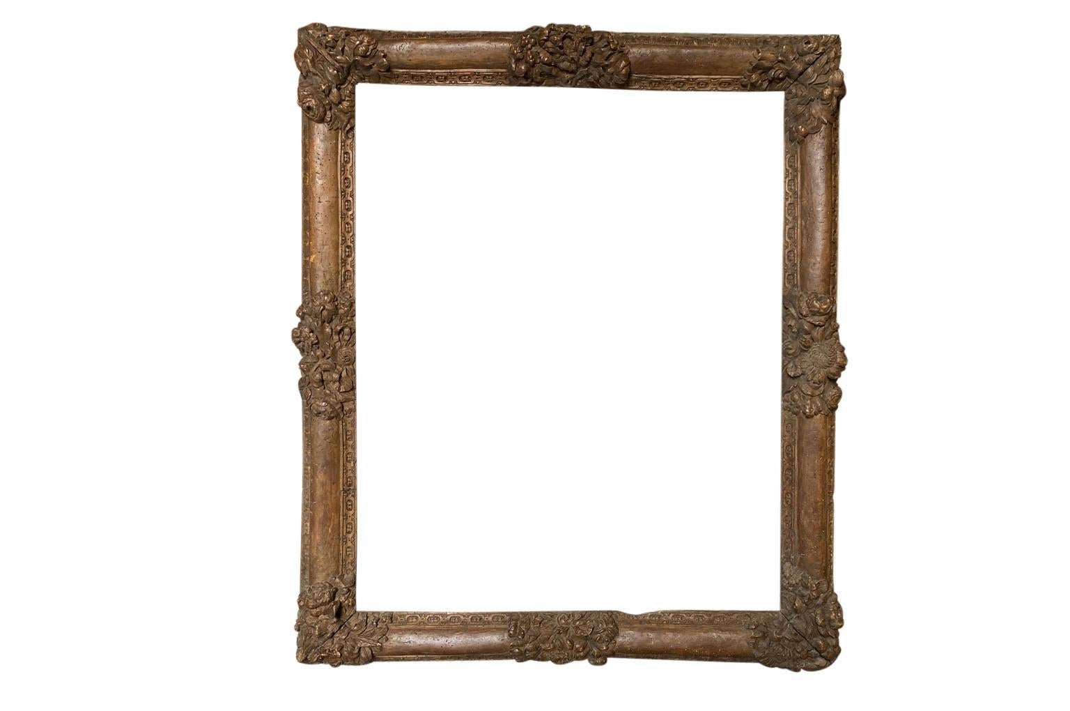 French Louis XIII Period Frame In Good Condition For Sale In Atlanta, GA