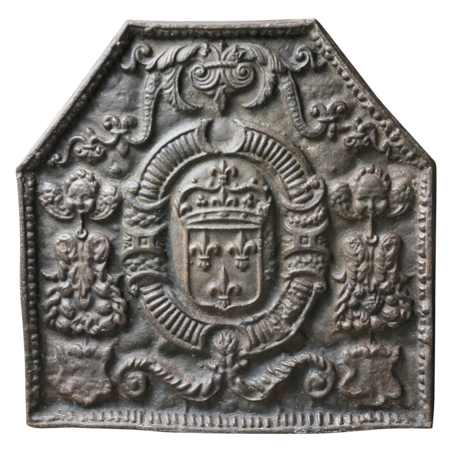 French Louis XIII Style 'Arms of France' Fireback / Backsplash